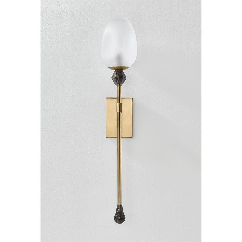Noz Nozawa Daith Large Wall Sconce by Corbett Lighting