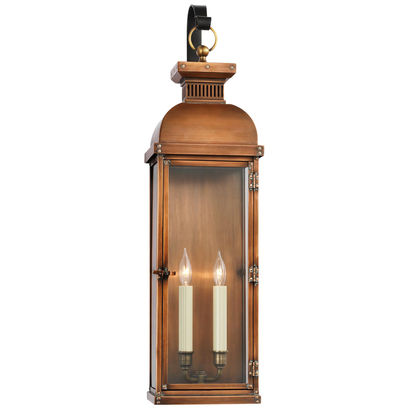 Chapman & Myers Suffork 29 Inch Tall 2 Light Outdoor Wall Light by Visual Comfort Signature Collection