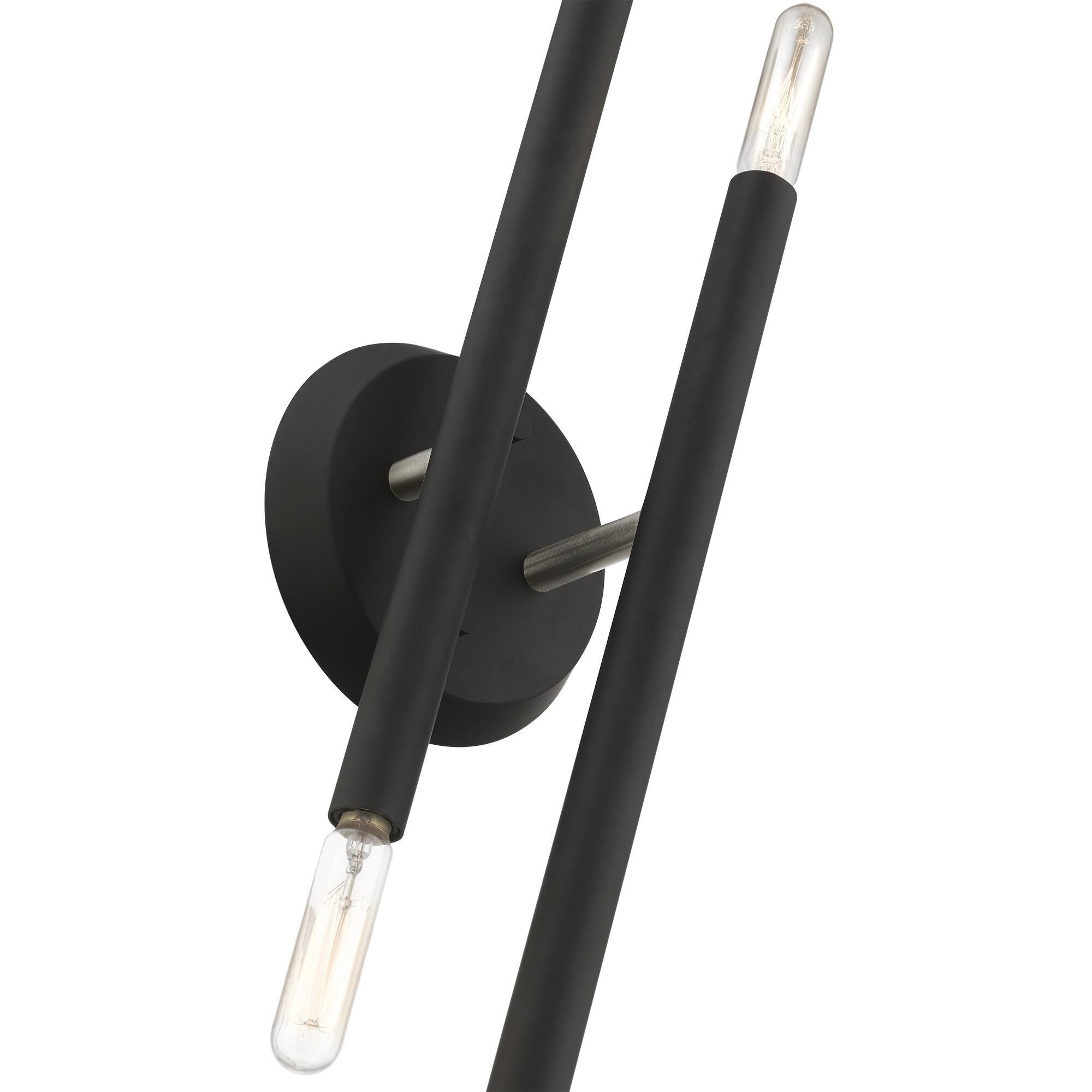 Shown in Black with Brushed Nickel Accents finish