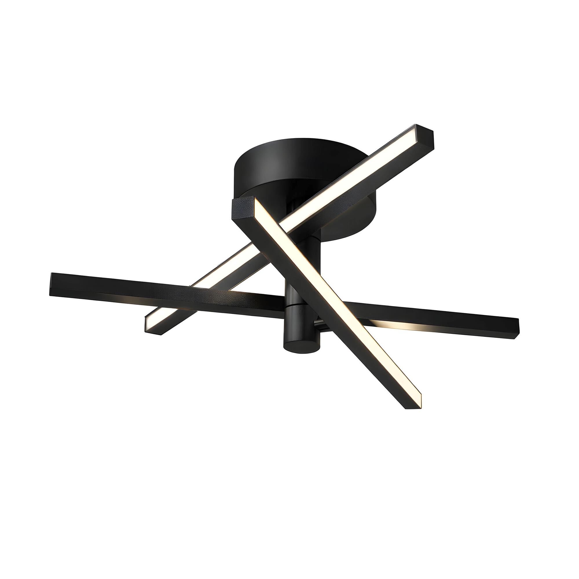 Knoll 18 Inch Semi Flush Mount,