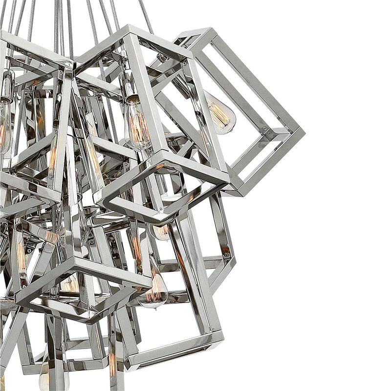 Ensemble 32 Inch 13 Light Multi Light Pendant by Fredrick Ramond