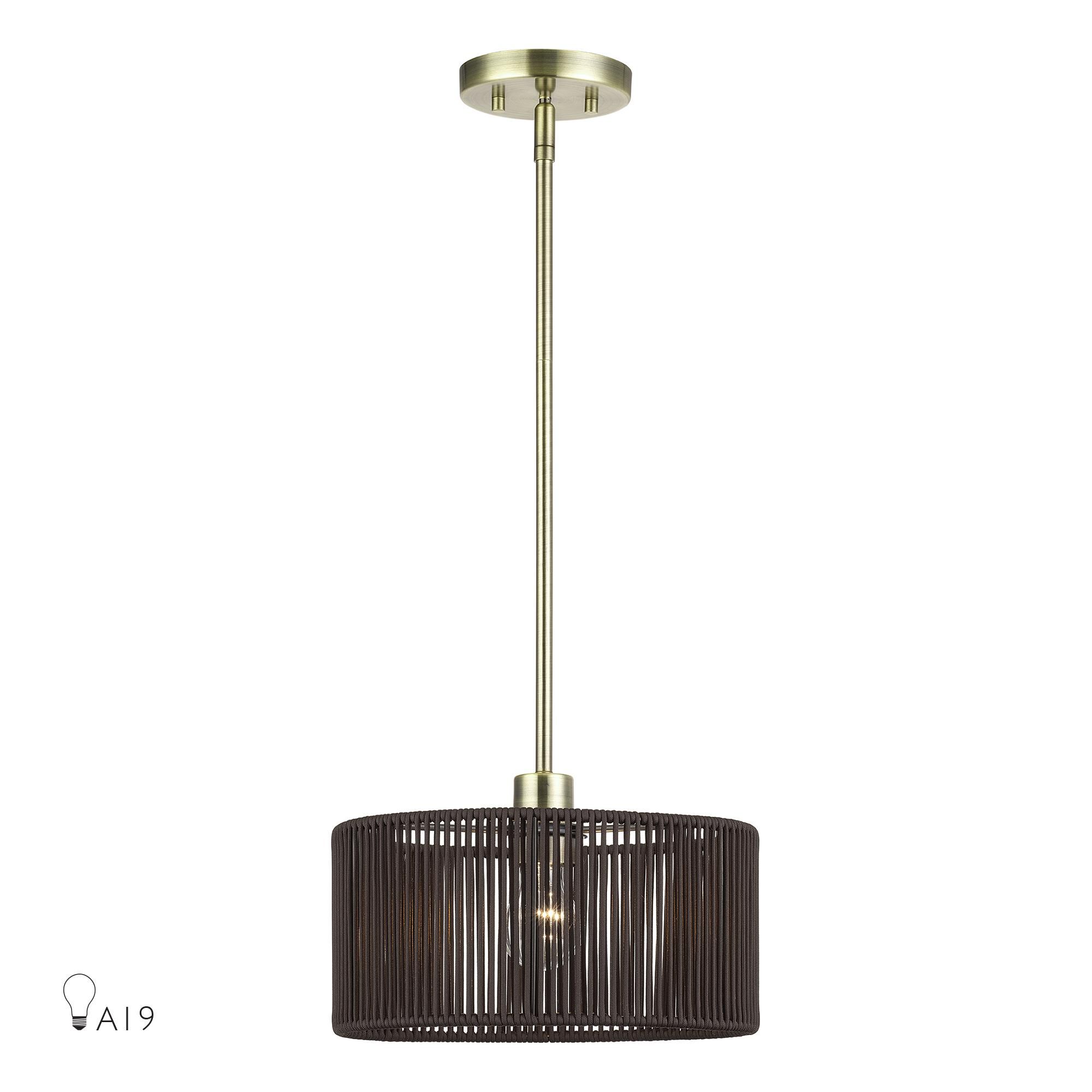 Acordia 12 Inch Mini Pendant by Livex Lighting