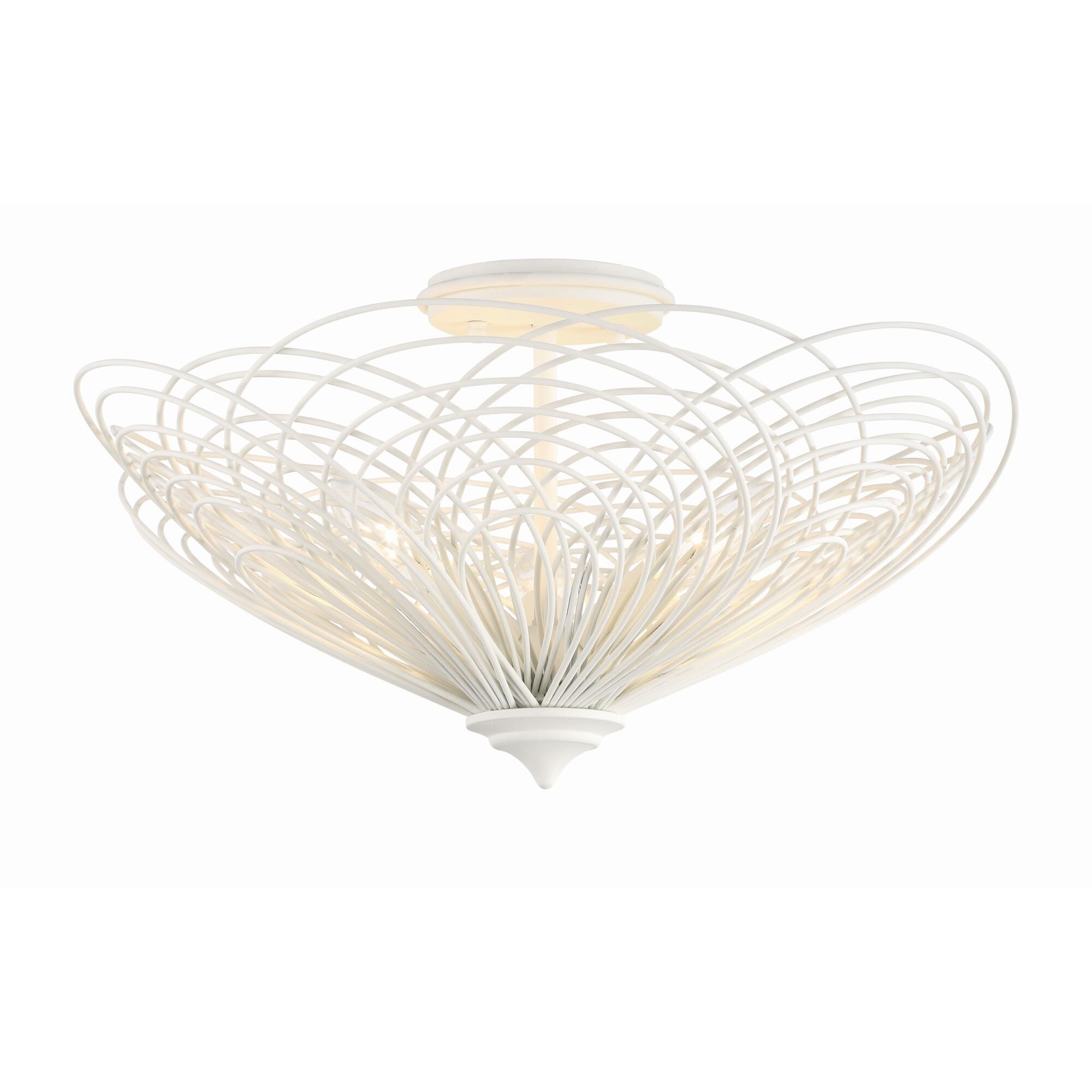 Doral Semi Flush Mount by Crystorama