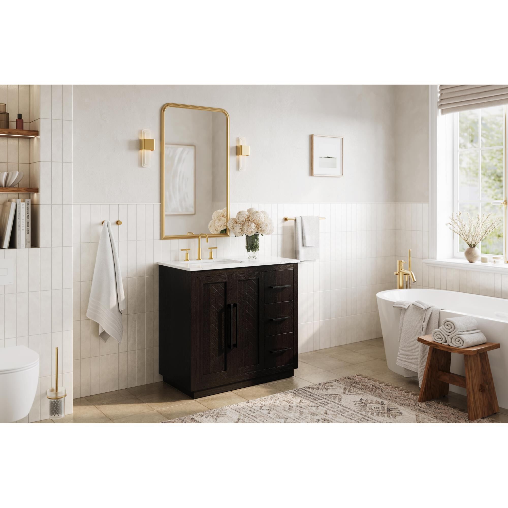 Chase 36 Inch Bath Vanity by Elegant Dcor