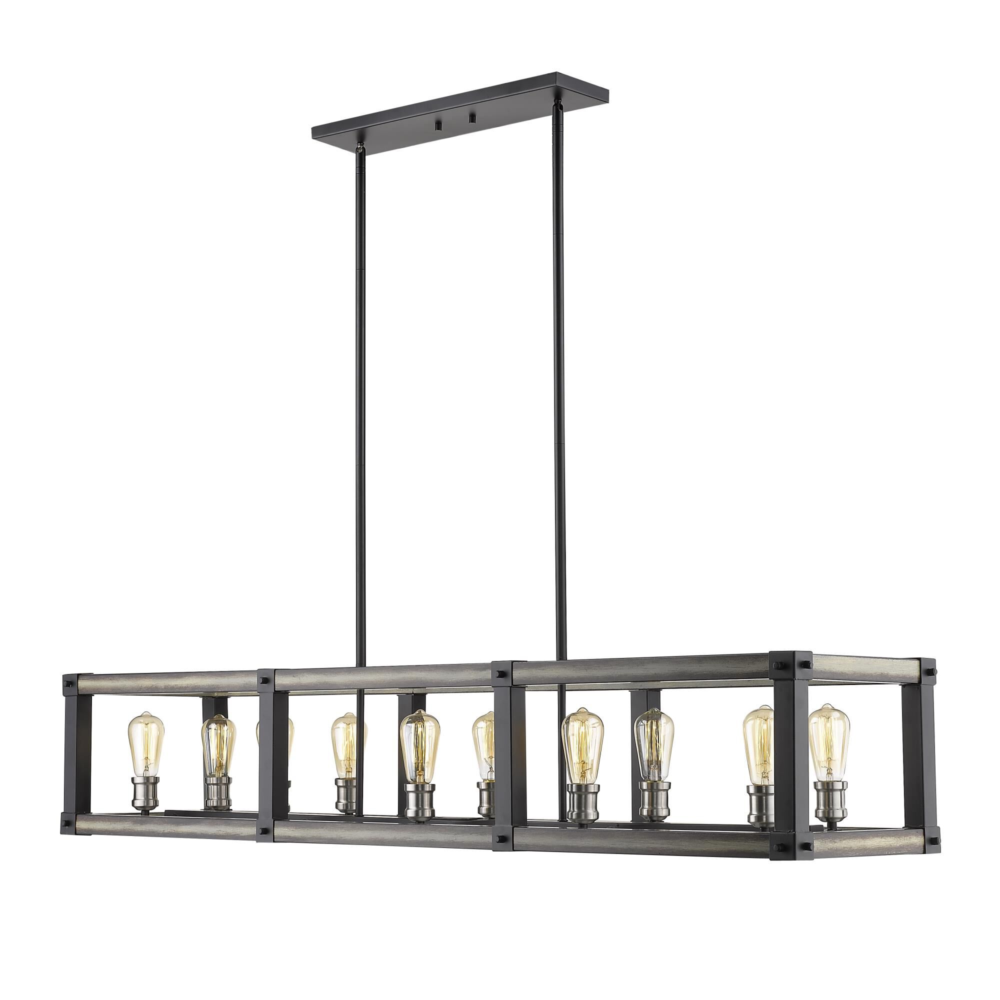 Kirkland 56 Inch 10 Light Linear Suspension Light by Z-Lite