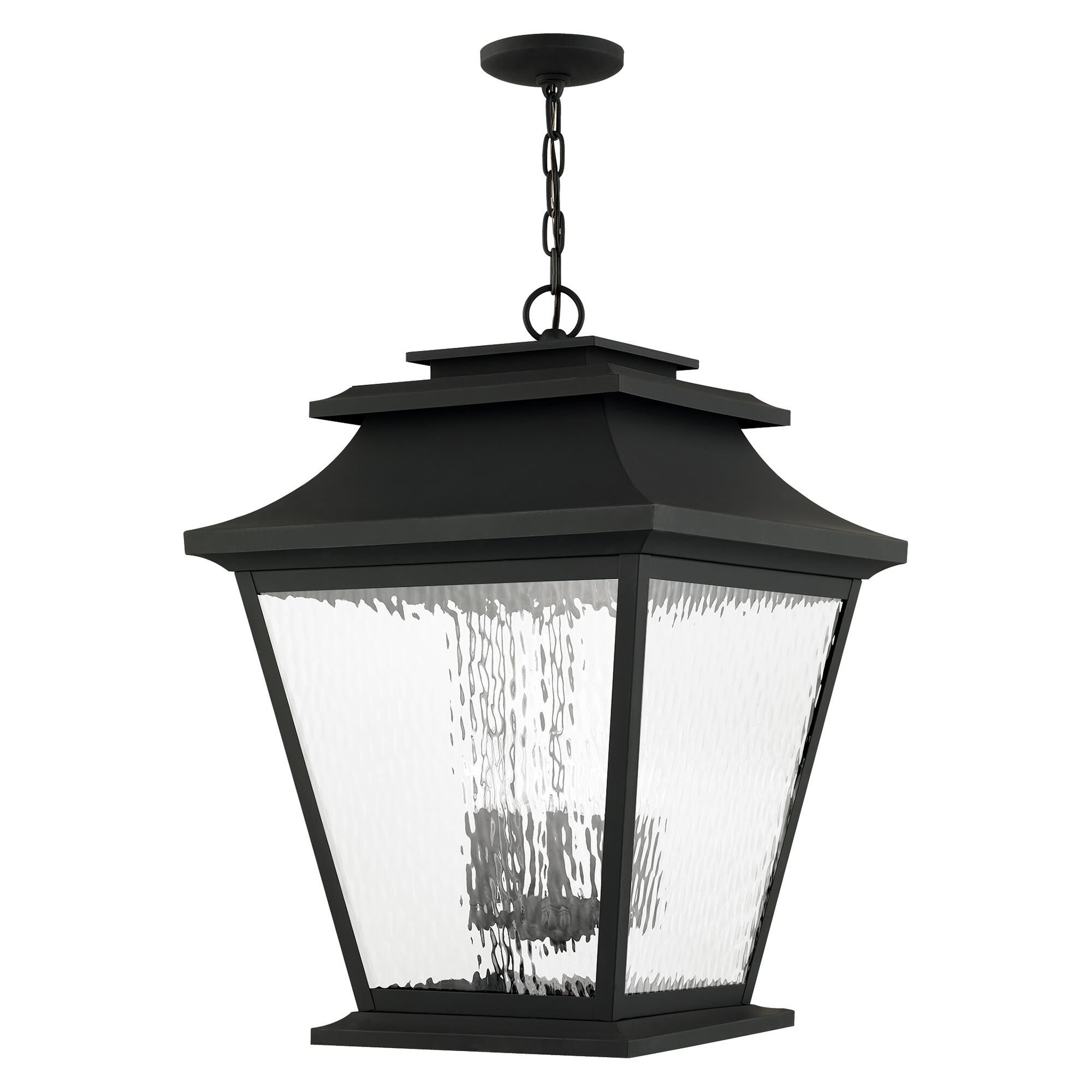 Hathaway 25 Inch Tall 5 Light Outdoor Hanging Lantern by Livex Lighting