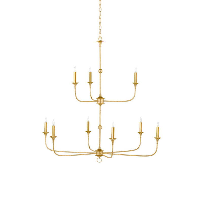 Nottaway Large Chandelier by Currey & Company