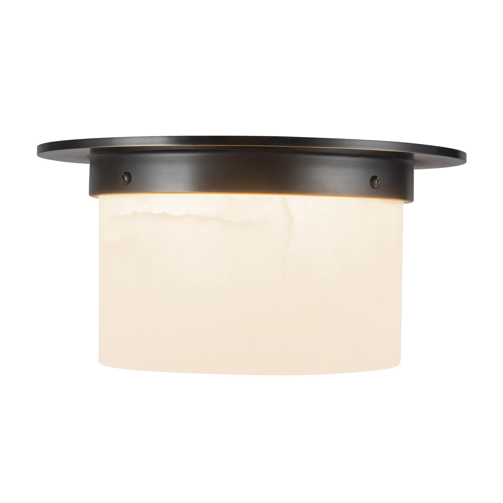 Shown in Urban Bronze finish and Alabaster glass