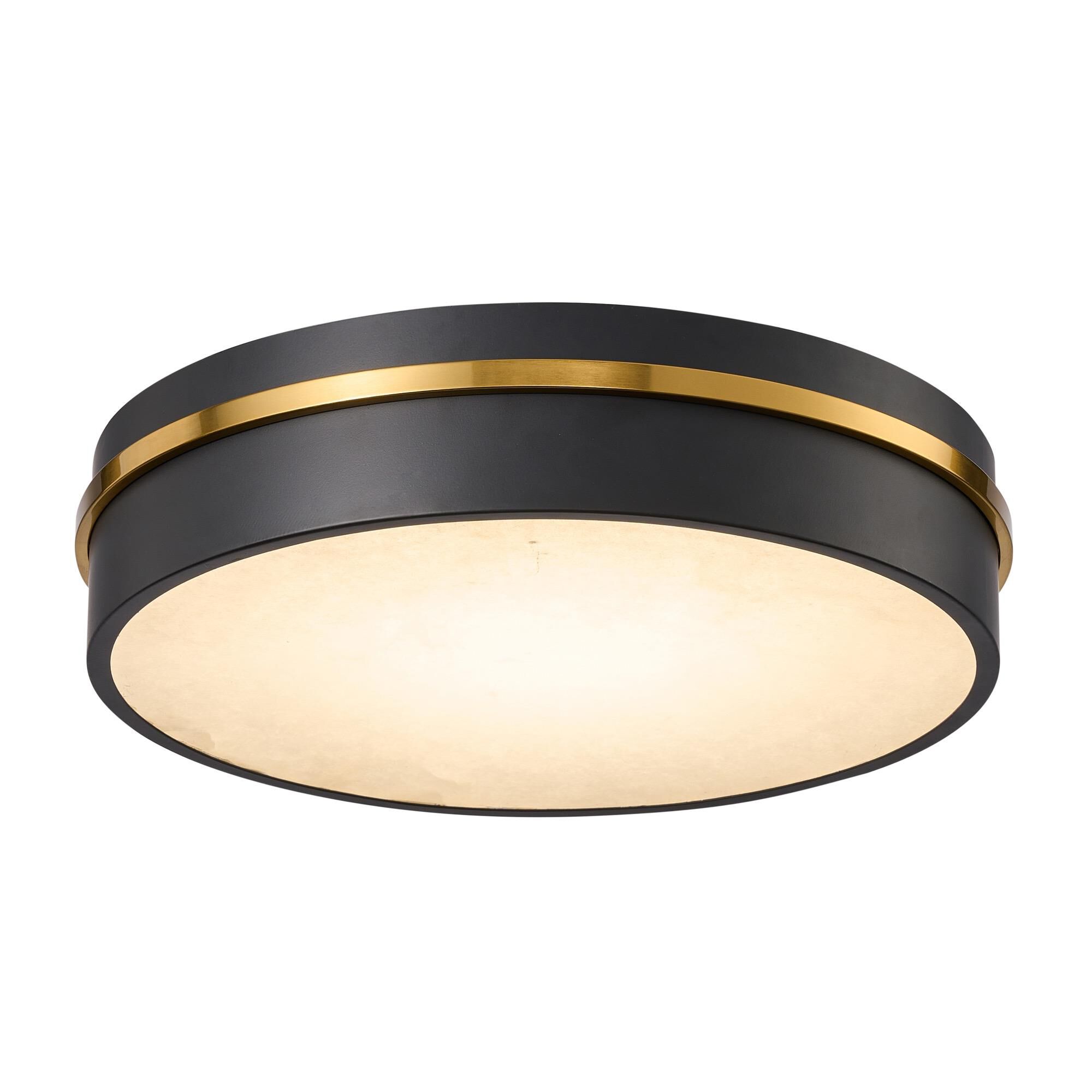 Shown in Black and Brass finish