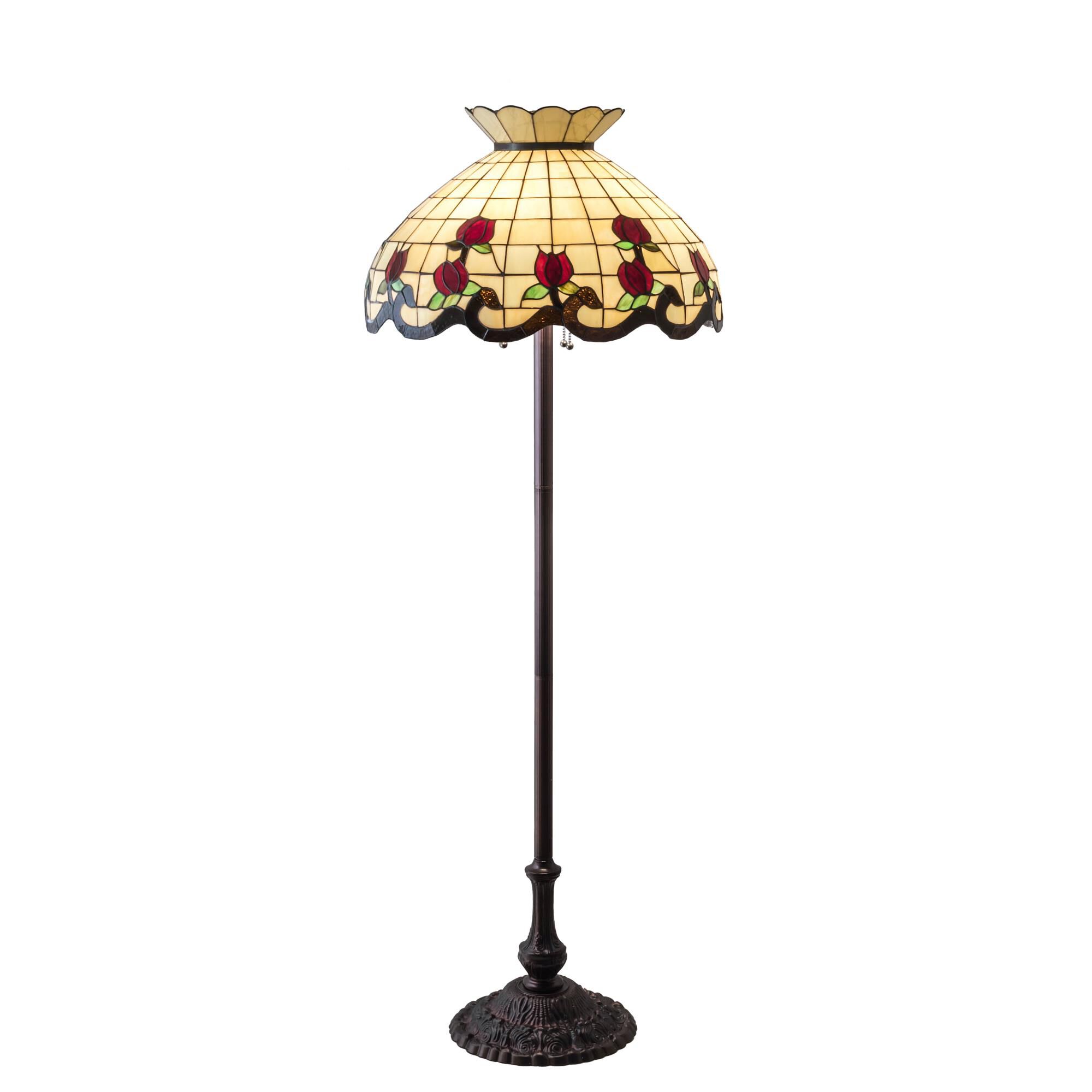 Roseborder 62 Inch Floor Lamp by Meyda Lighting