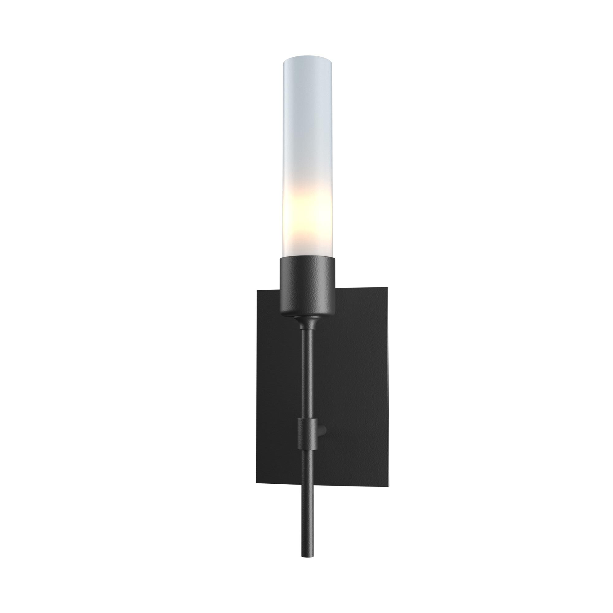 Shown in Black finish and Frosted glass