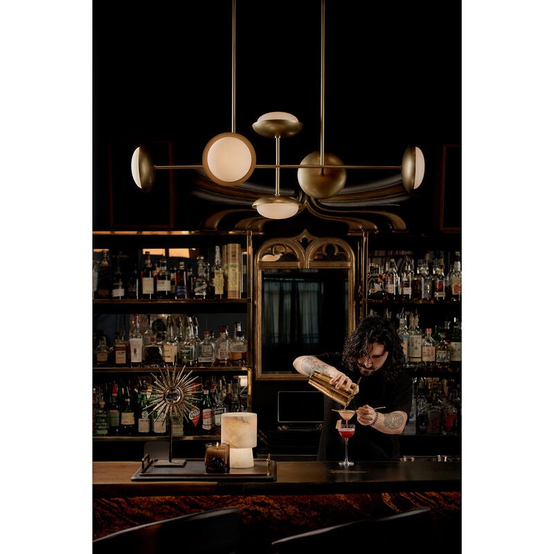 Bond Large Linear Chandelier by Regina Andrew