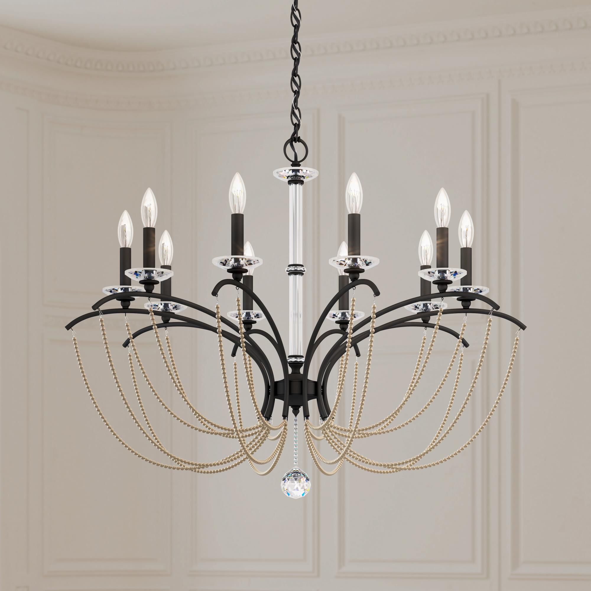 Priscilla 10 Light Chandelier by Schonbek