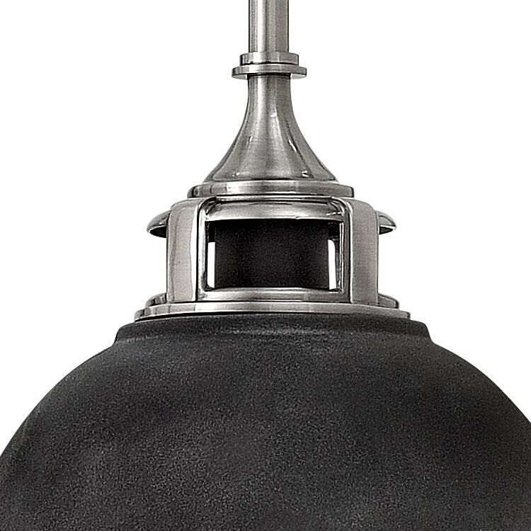 Shown in Aged Zinc finish