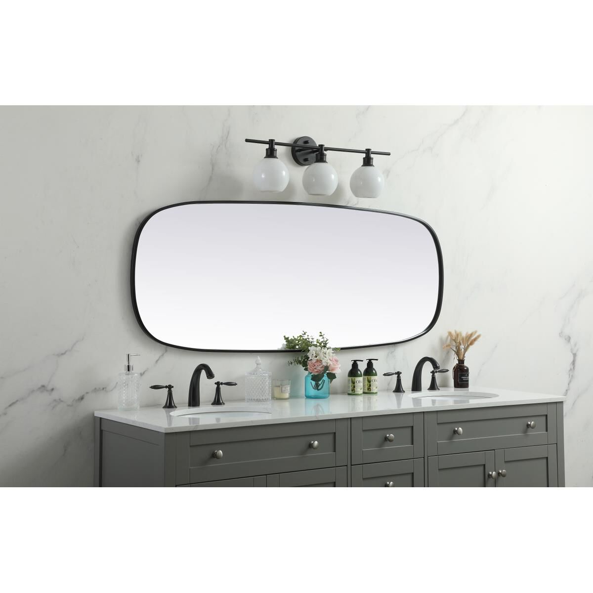 Brynn 60 Inch Decorative Mirror by Elegant Decor