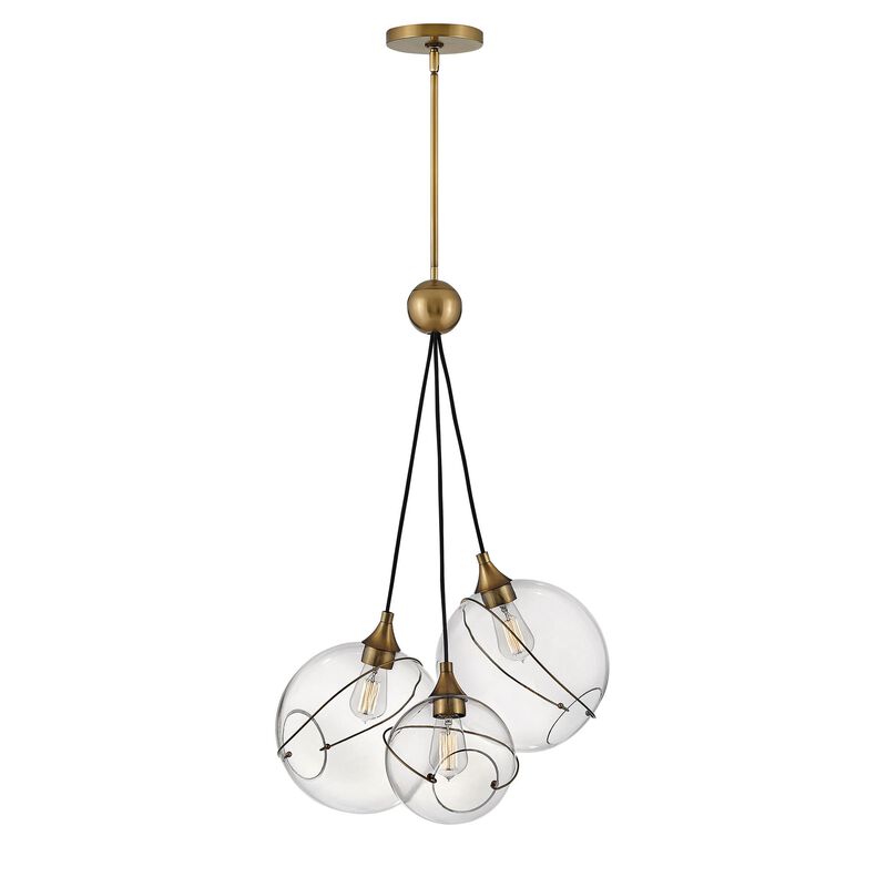 Lisa McDennon Skye 18 Inch 3 Light Multi Light Pendant by Hinkley