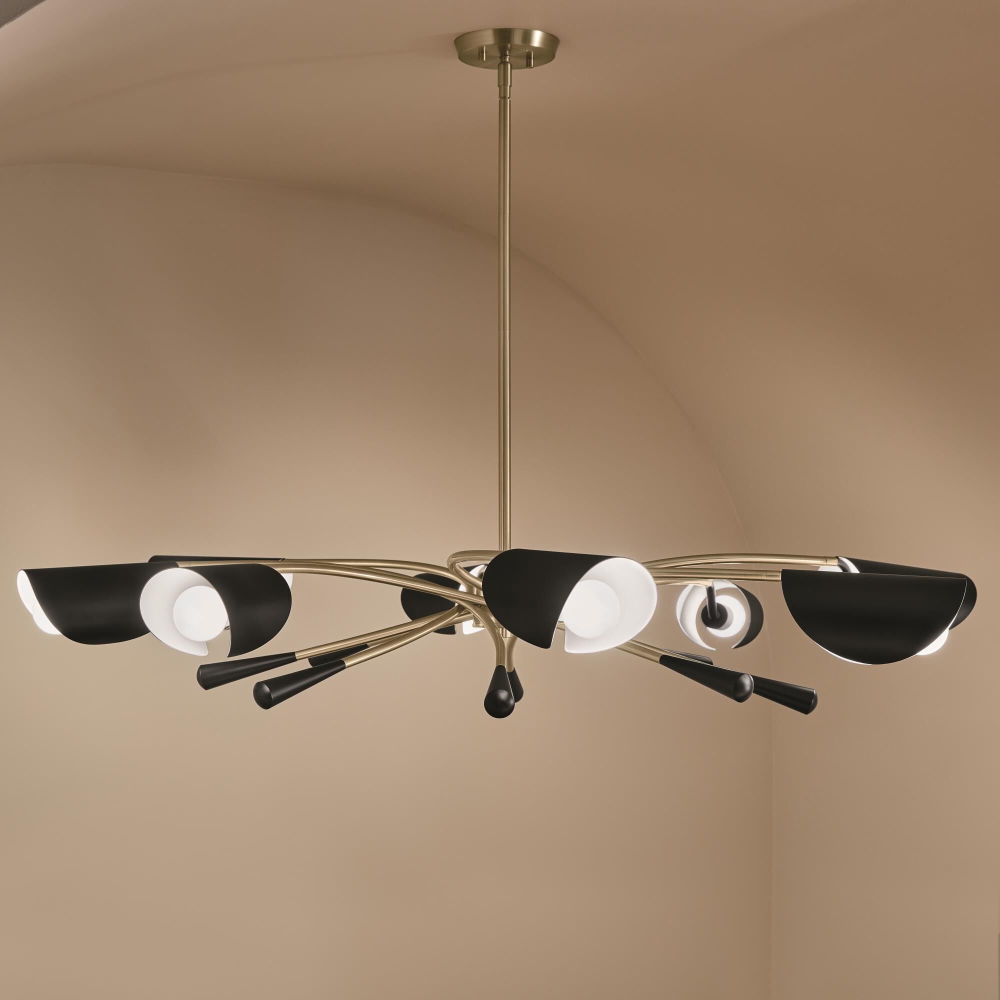 Arcus 45 Inch 8 Light Chandelier by Kichler Lighting