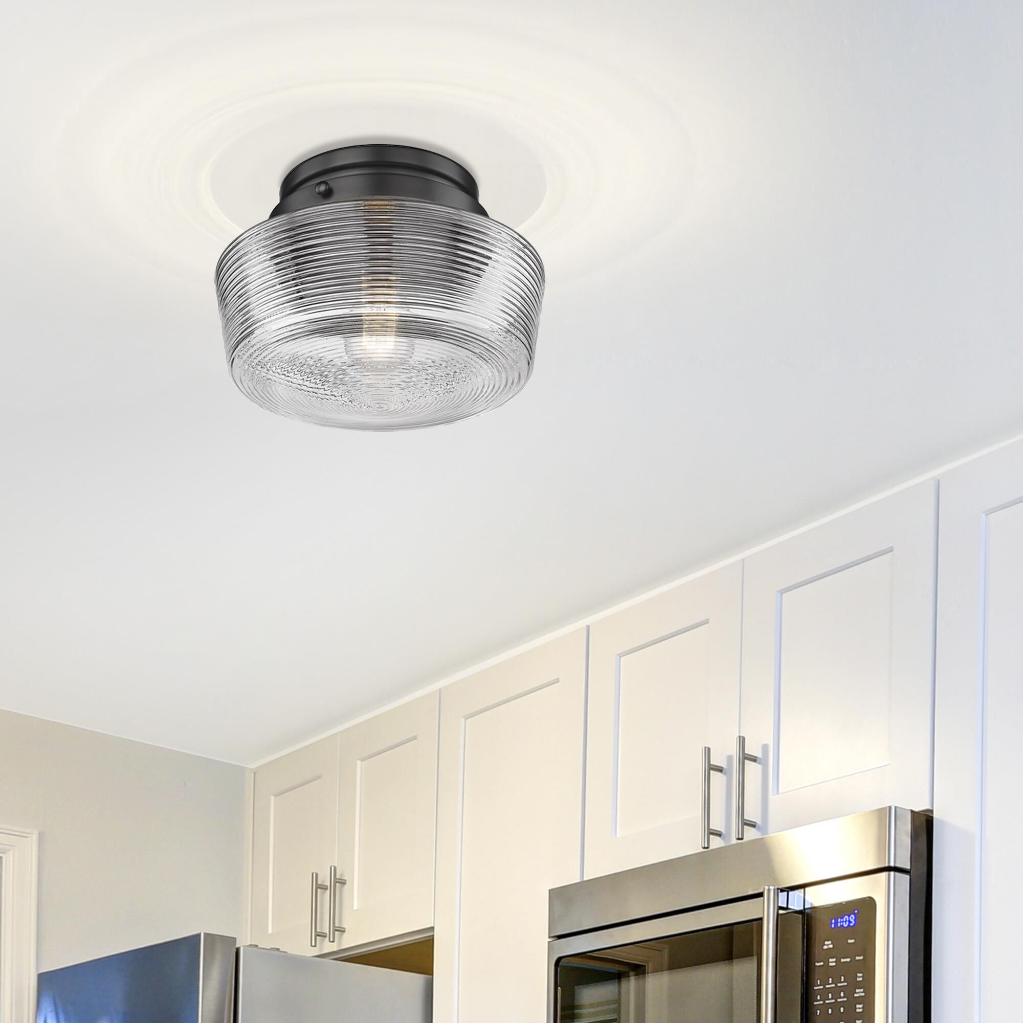 Holloway 11 Inch Flush Mount by Golden Lighting