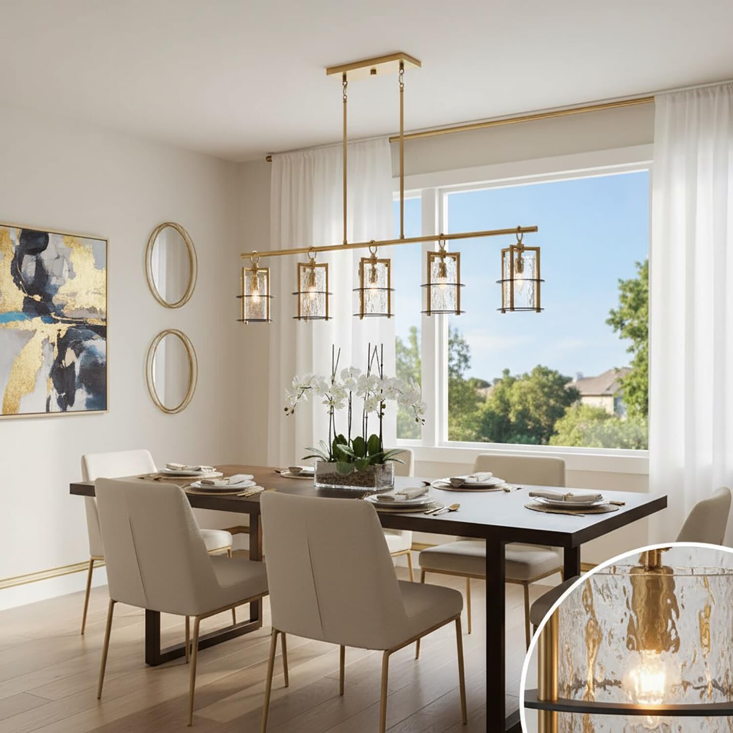 Burford 48 Inch Linear Suspension Light by Artcraft