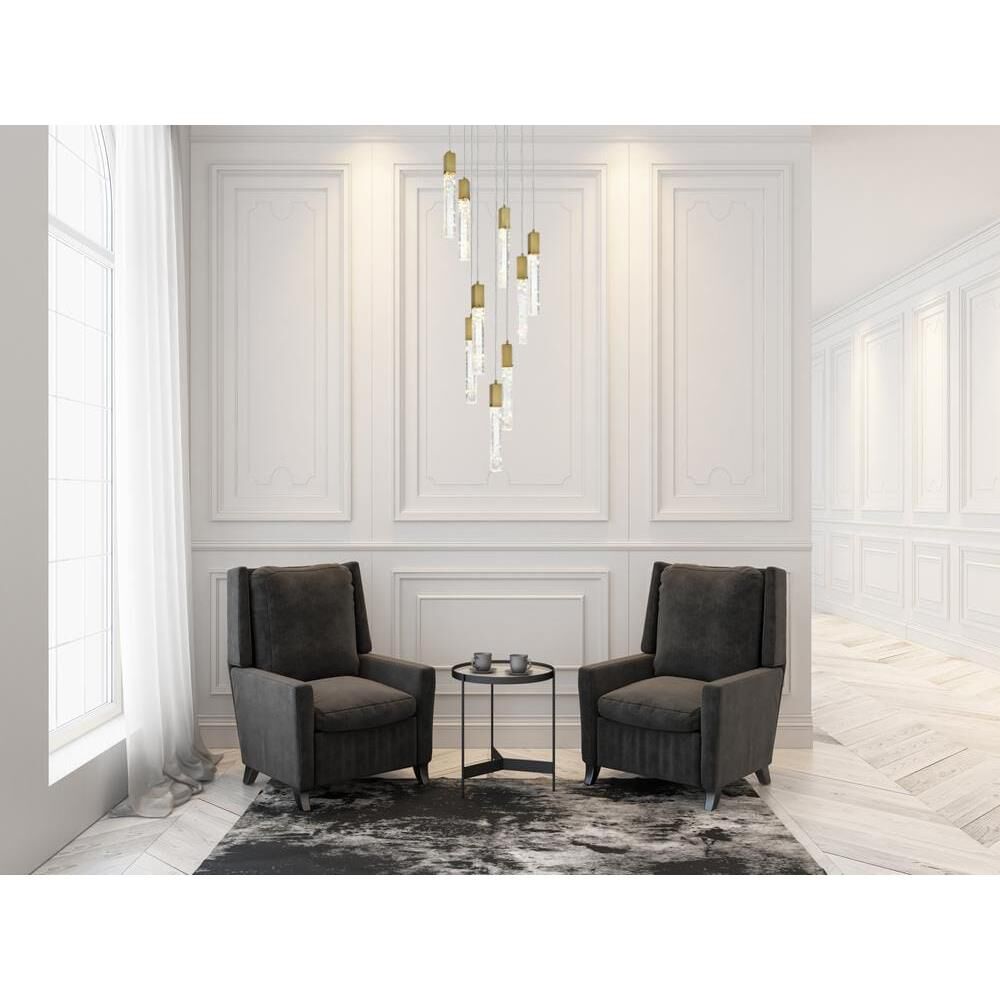 Aurora 24 Inch Multi Light Pendant by Elegant Lighting