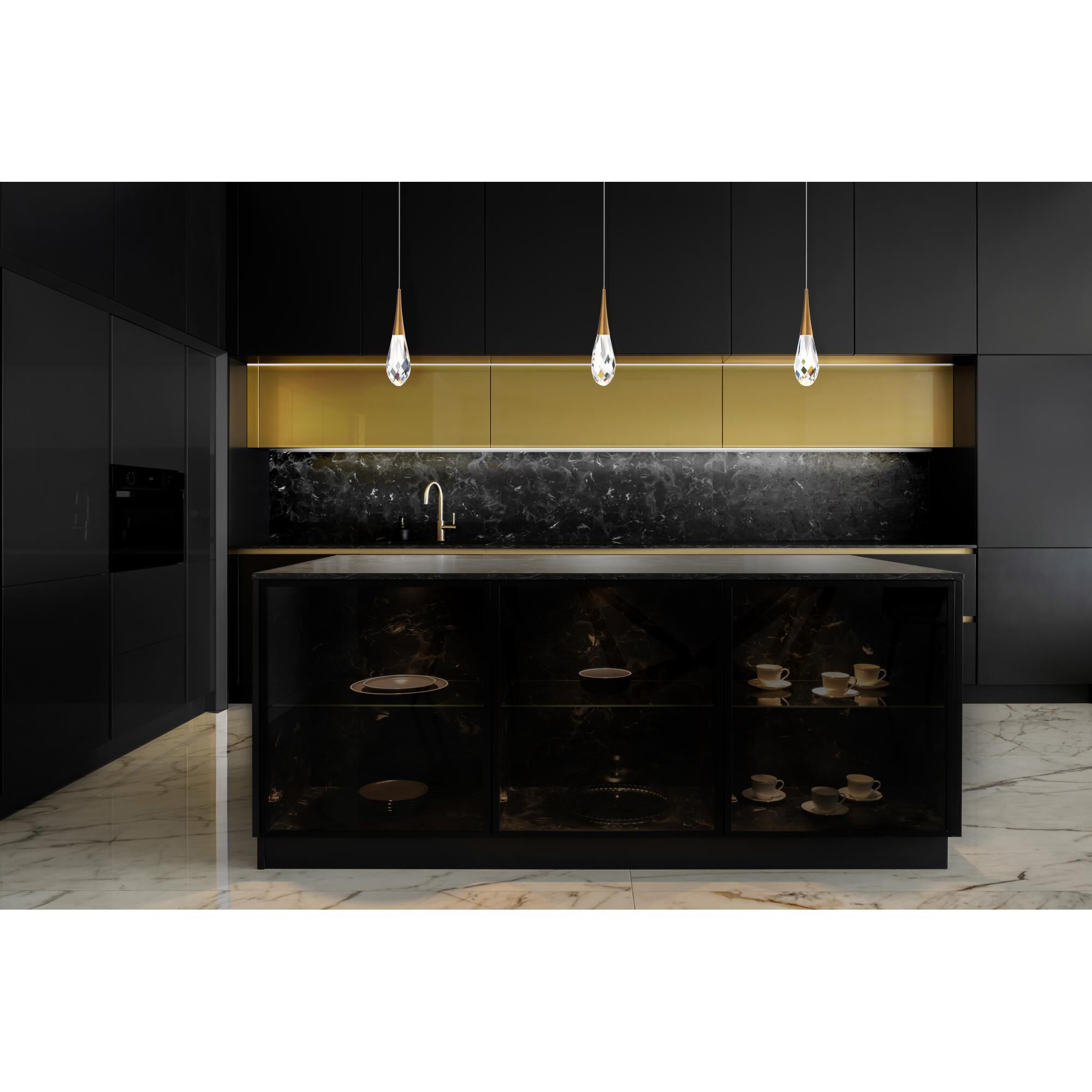 Schonbek Beyond Hibiscus 3 Inch LED Mini Pendant