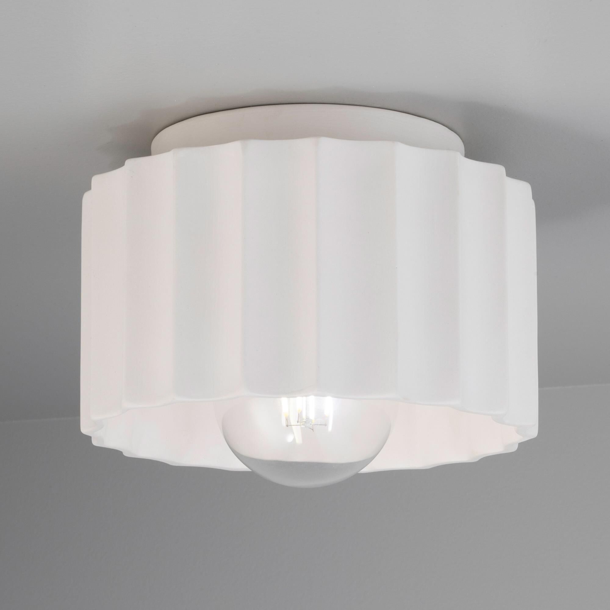 Radiance 8 Inch 1 Light Flush Mount by Justice Design Group