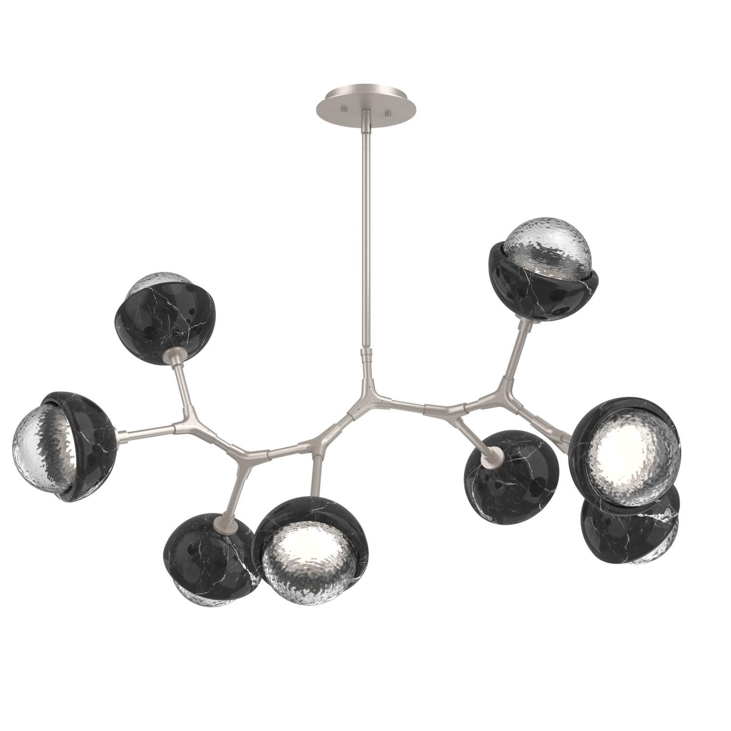Levi Wilson Cabochon 38 Inch Linear Suspension Light by Hammerton Studio