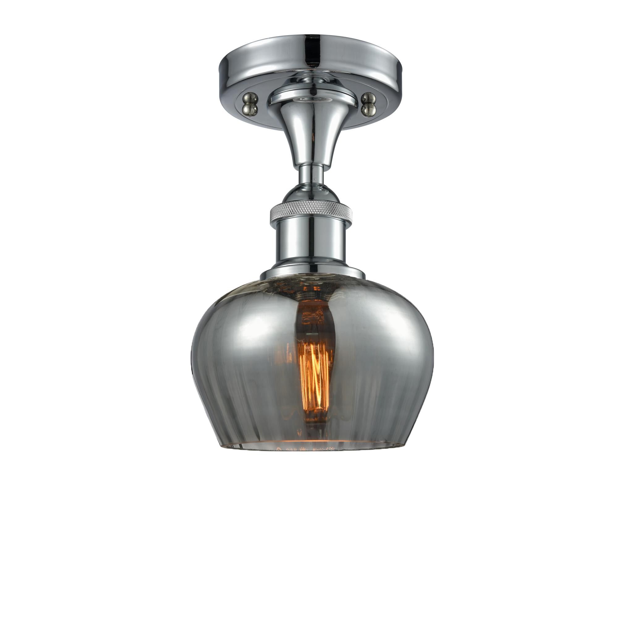 Bruno Marashlian Fenton 6 Inch 1 Light Semi Flush Mount by Innovations Lighting
