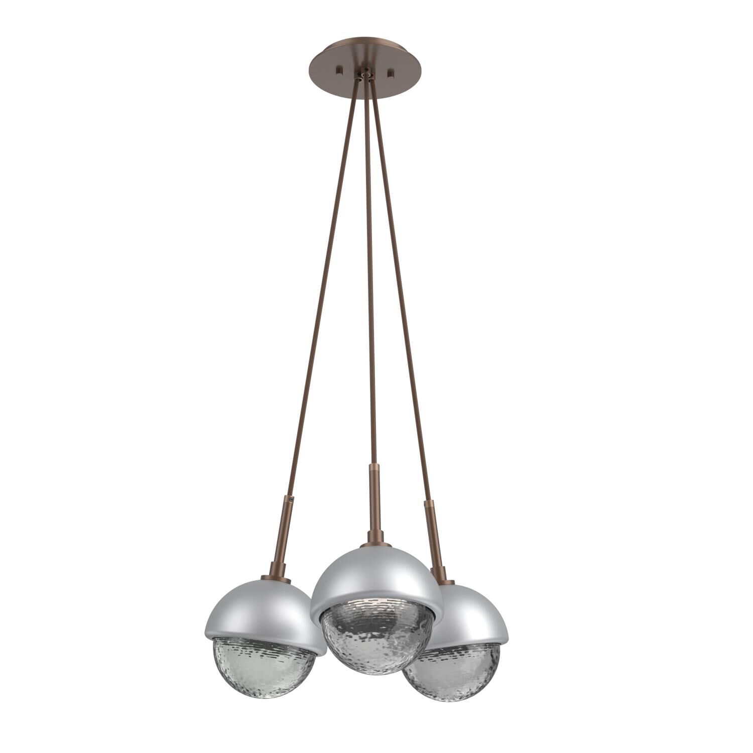 Shown in Burnished Bronze finish and Smoke glass and Classic Silver accent