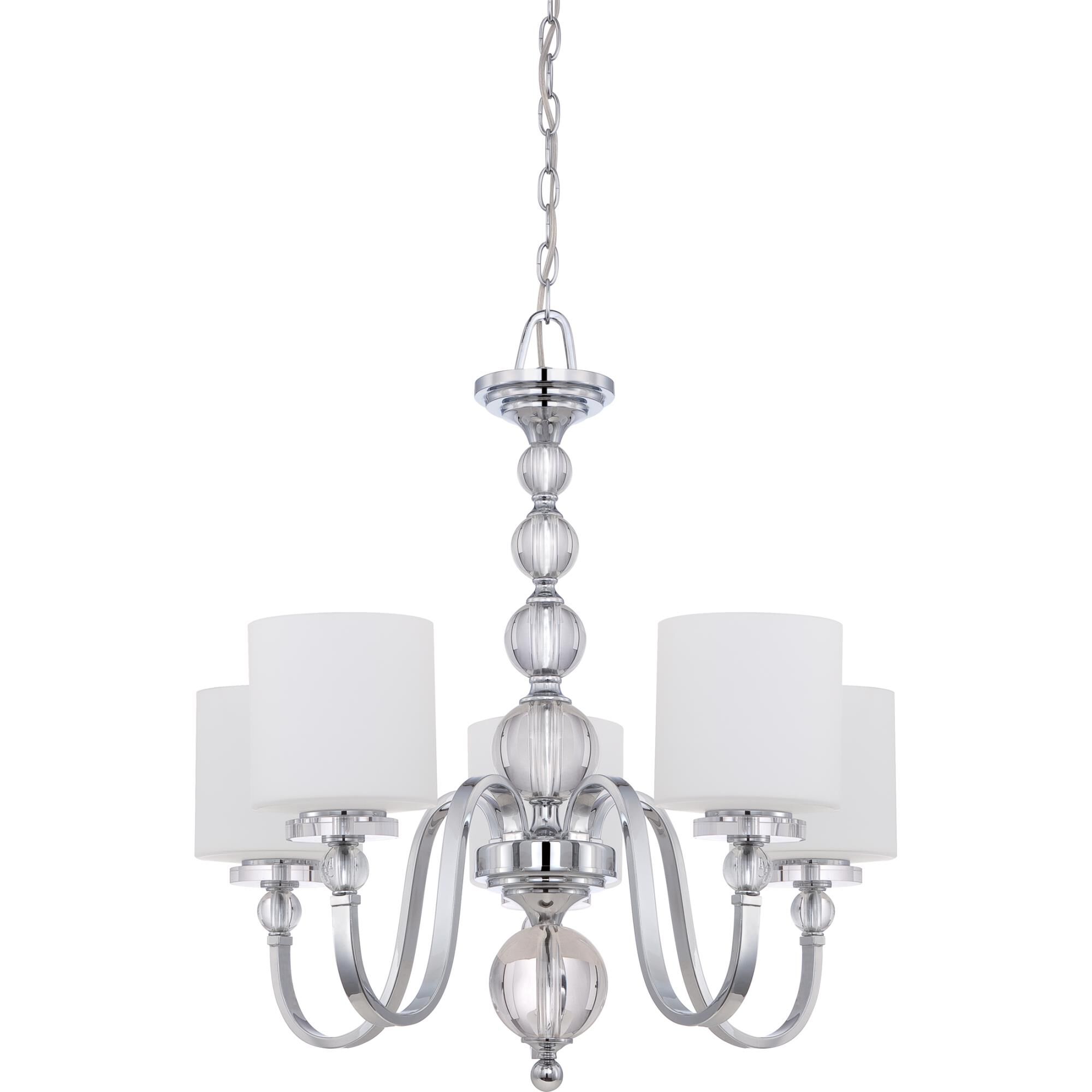 Downtown 27 Inch 5 Light Chandelier by Quoizel