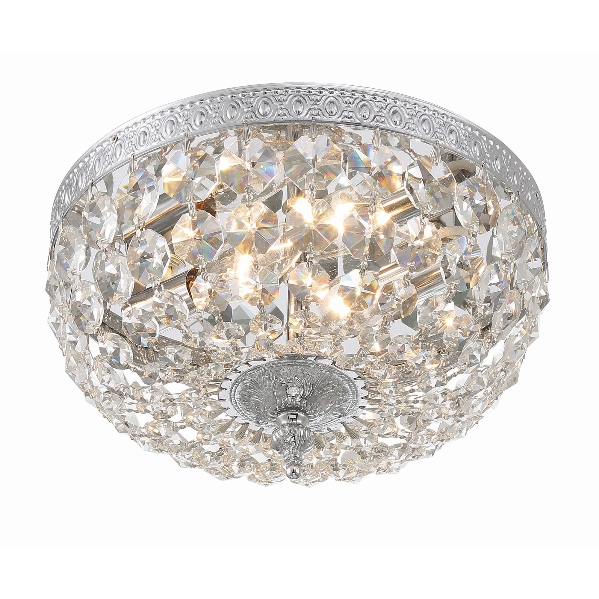 Ceiling 10 Inch 2 Light Semi Flush Mount,