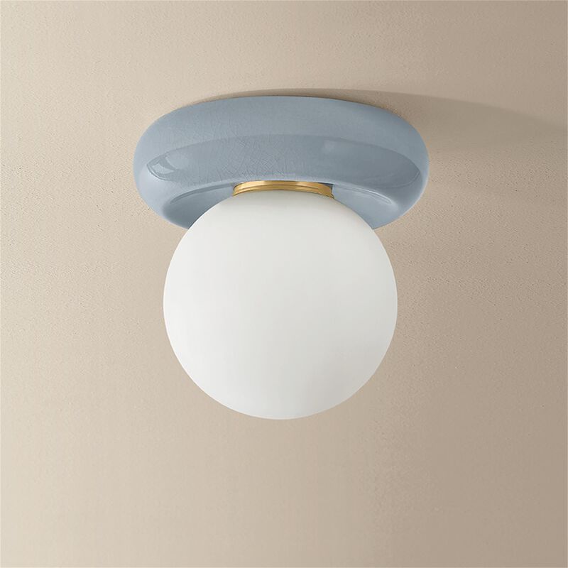 Tyra 9 Inch Flush Mount by Mitzi