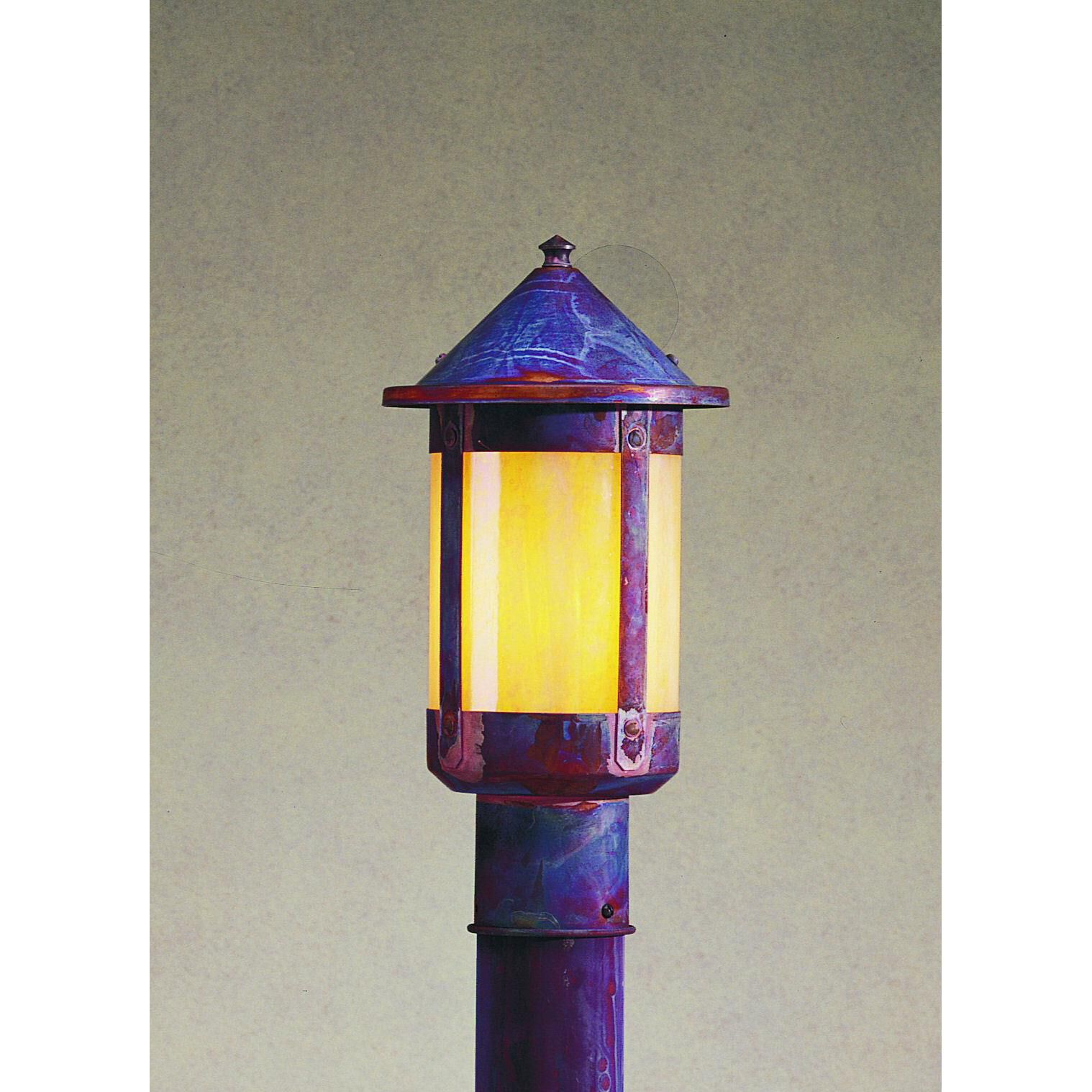 Berkeley 11 Inch Tall 1 Light Outdoor Post Lamp by Arroyo Craftsman