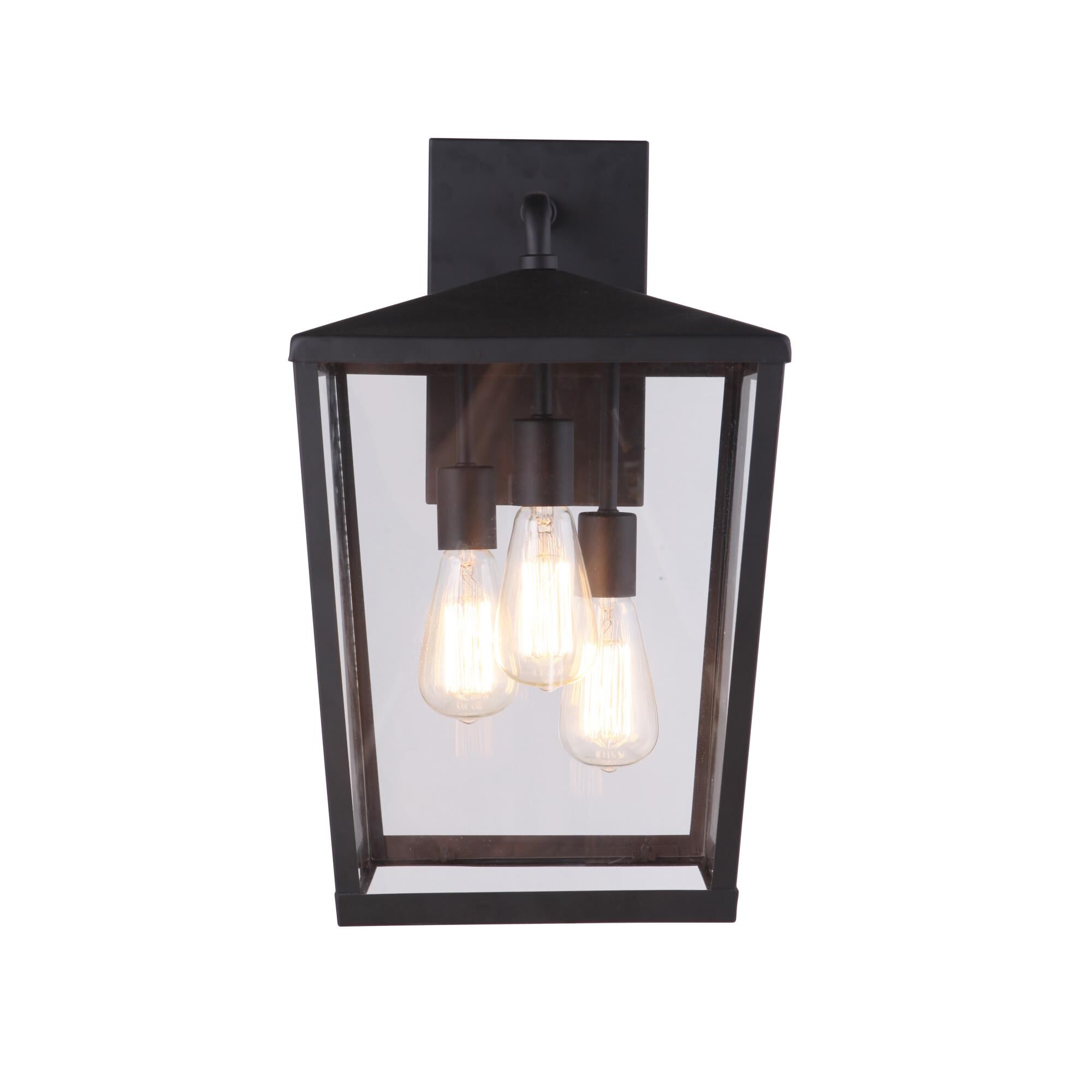 Olsen 19 Inch Tall 3 Light Outdoor Wall Light by Craftmade