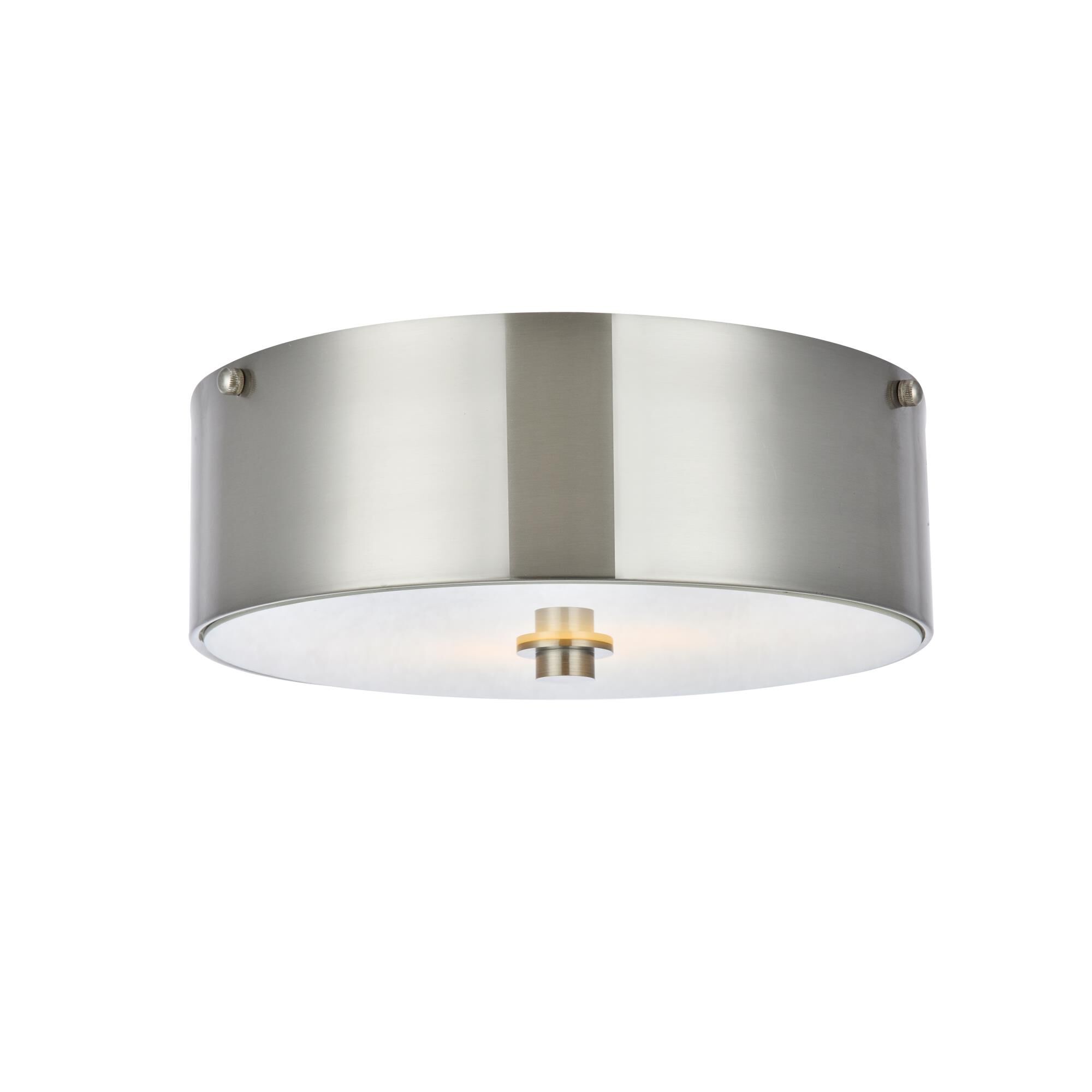 Hazen 12 Inch 2 Light Flush Mount by Elegant Lighting