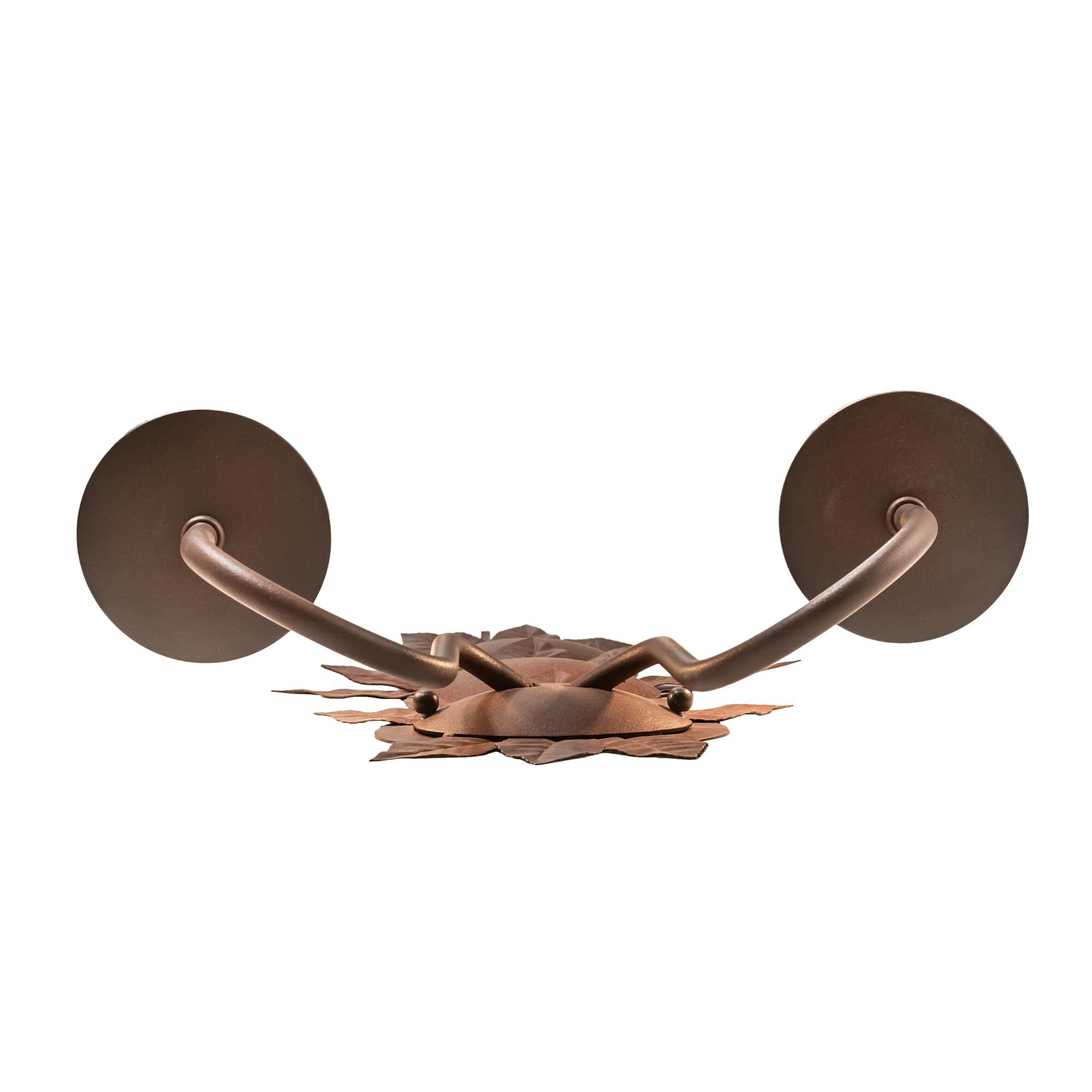 Tole Leaf 21 Inch Wall Sconce by Meyda Lighting