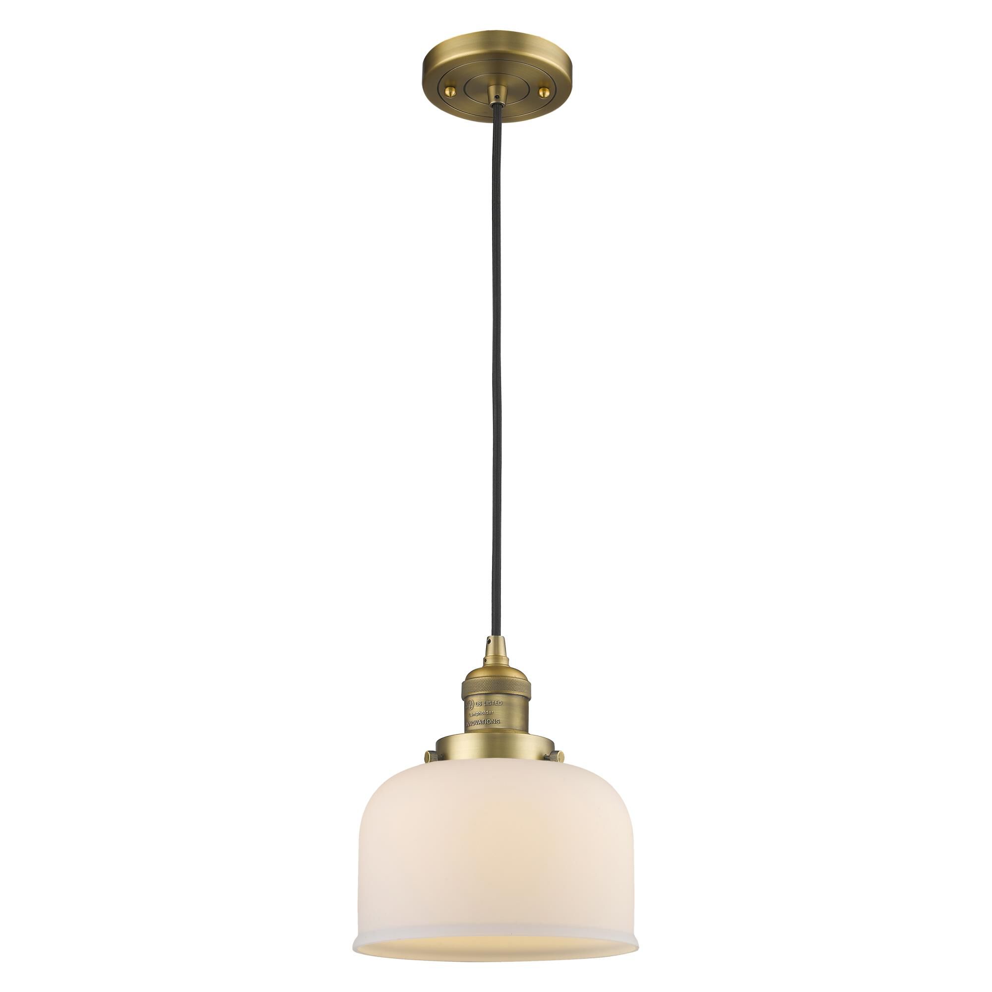 Bruno Marashlian Large Bell 8 Inch Mini Pendant by Innovations Lighting