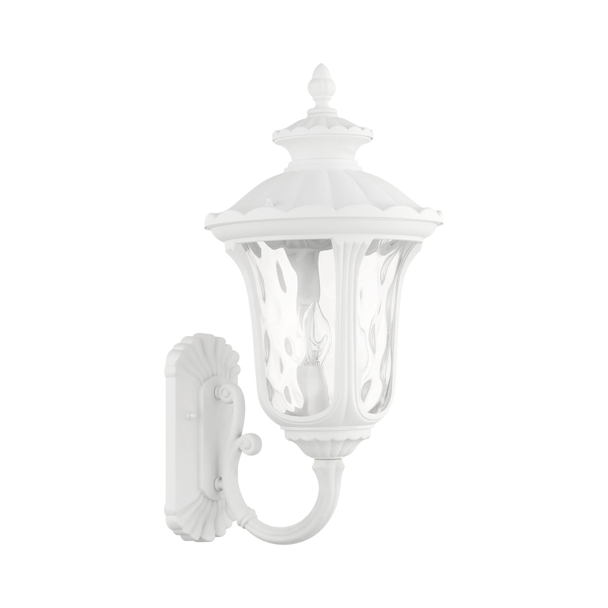 Oxford 22 Inch Tall 3 Light Outdoor Wall Light by Livex Lighting