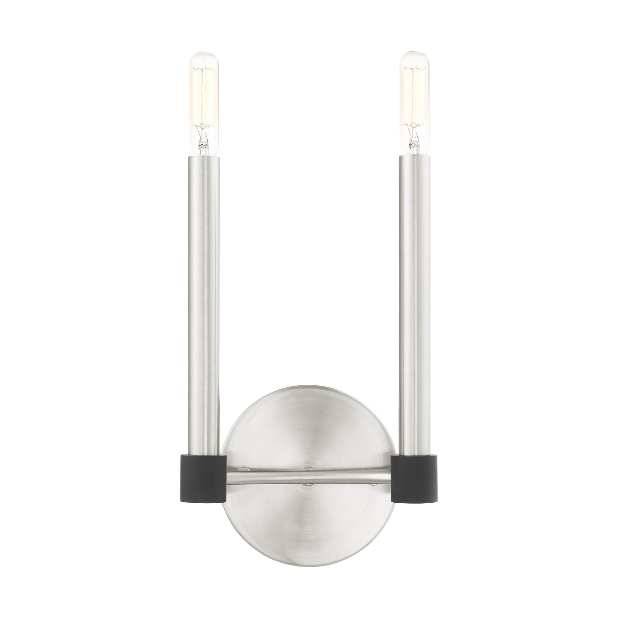 Shown in Brushed Nickel With Satin Brass Accents finish