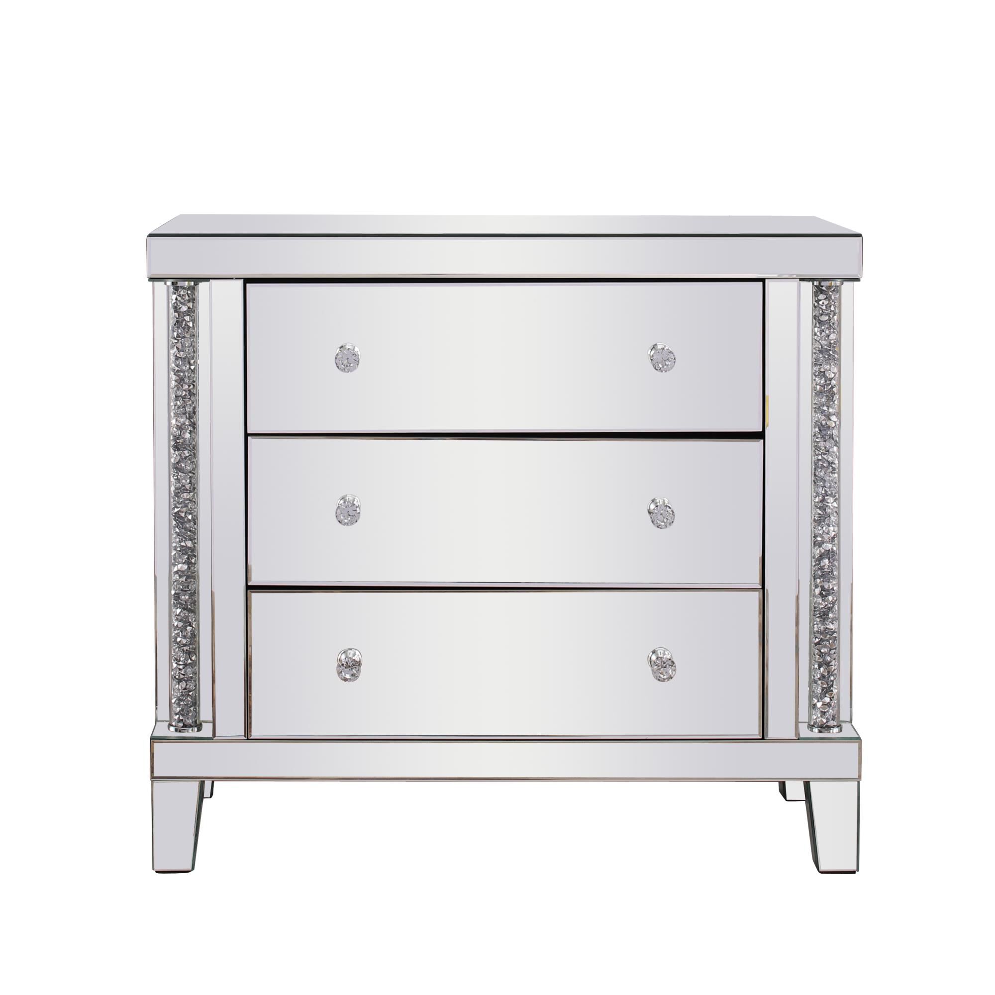 Shown in Clear Mirror finish and Royal Cut - Silver crystal