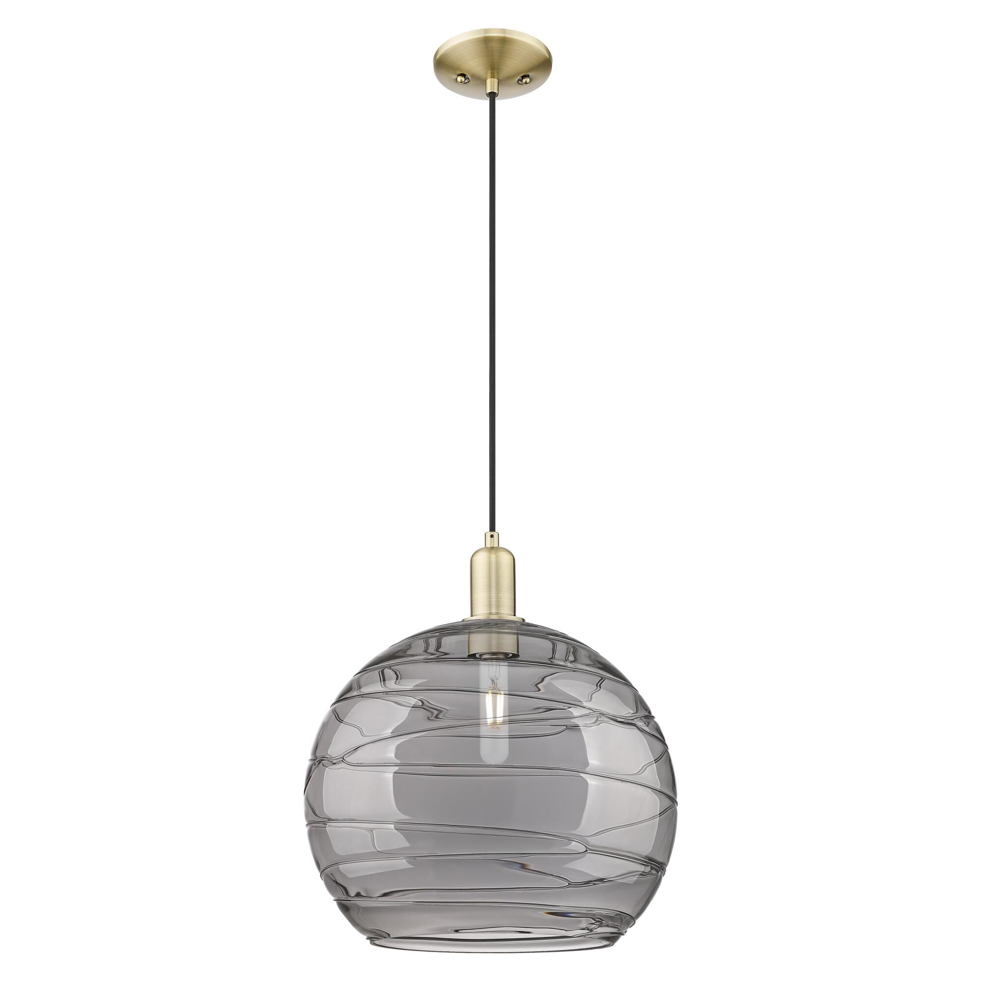 Bruno Marashlian Athens Deco Swirl 14 Inch Large Pendant by Innovations Lighting