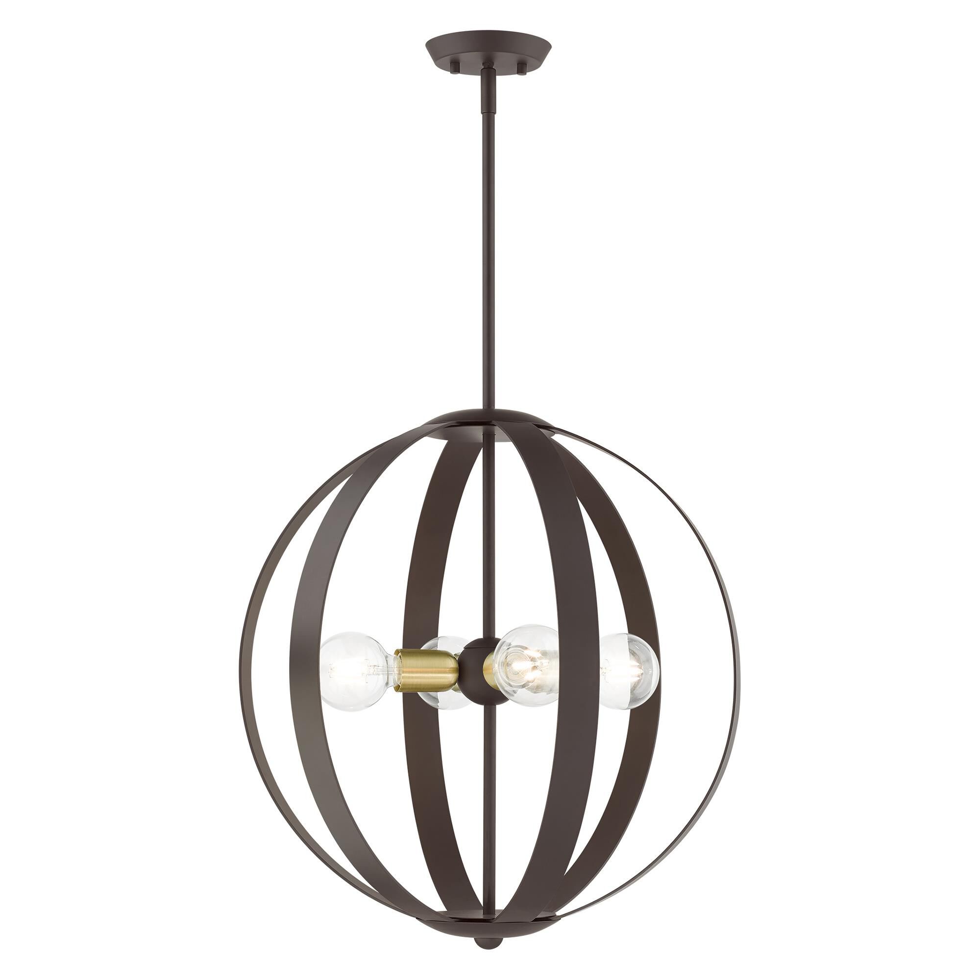 Modesto 4 Light Mini Chandelier by Livex Lighting
