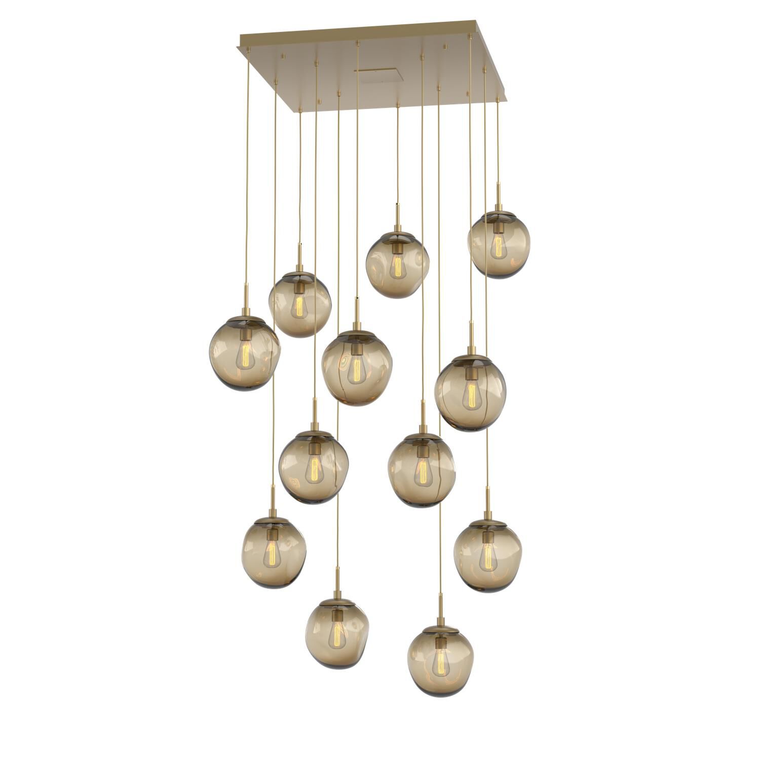 Levi Wilson Nebula 38 Inch 12 Light Multi Light Pendant by Hammerton Studio
