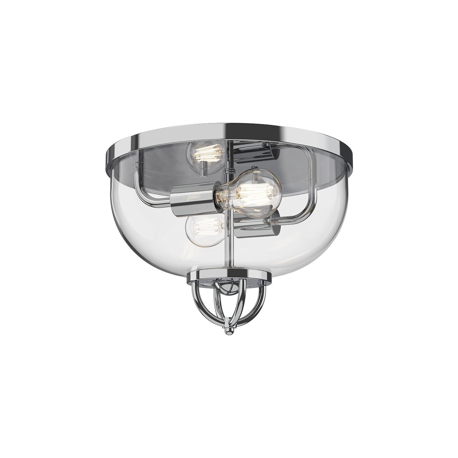 Lancaster 12 Inch 2 Light Flush Mount by Alora Mood