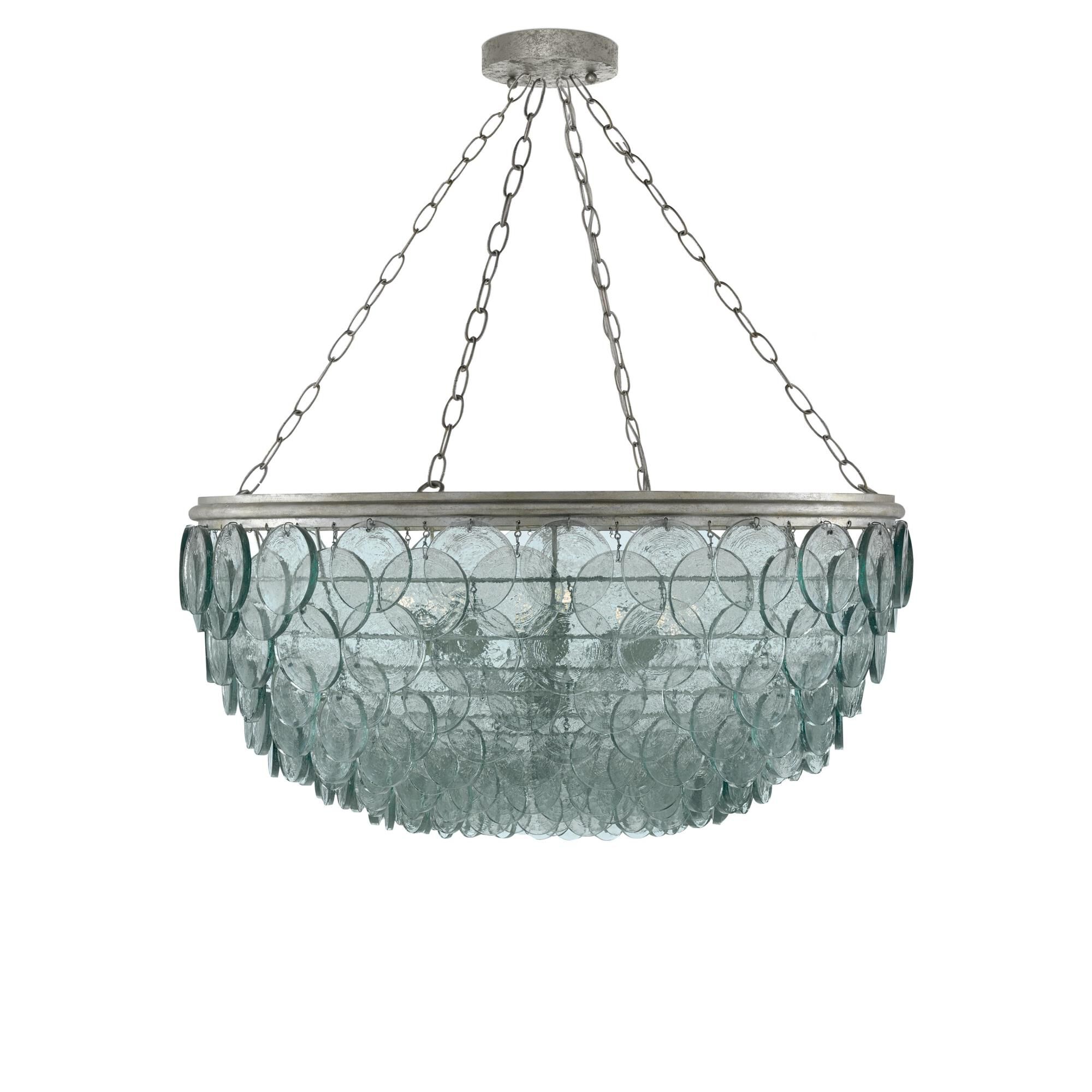 Shown in Silver Leaf/Recycled Glass finish