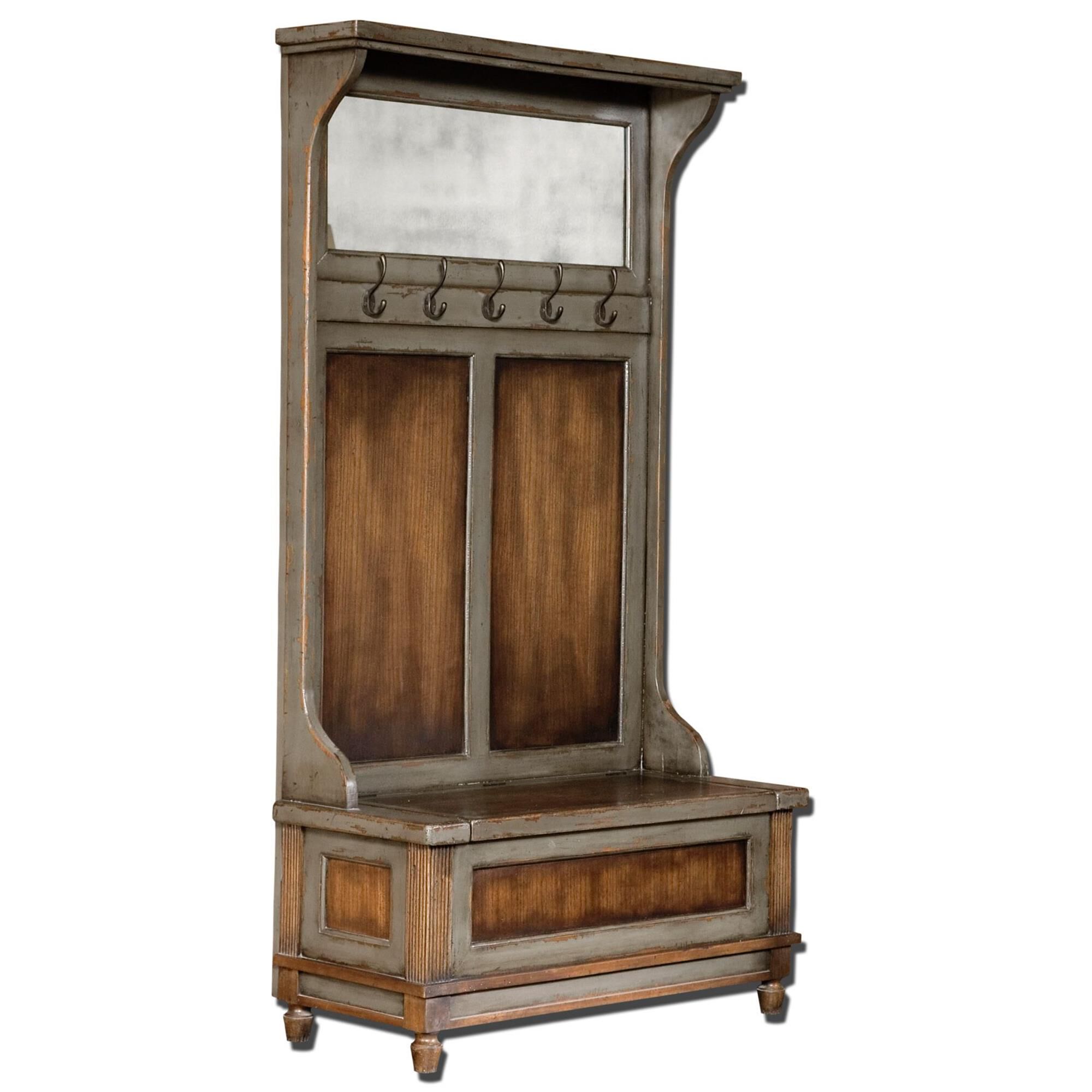 Shown in Honey Stained Solid Mango Wood finish