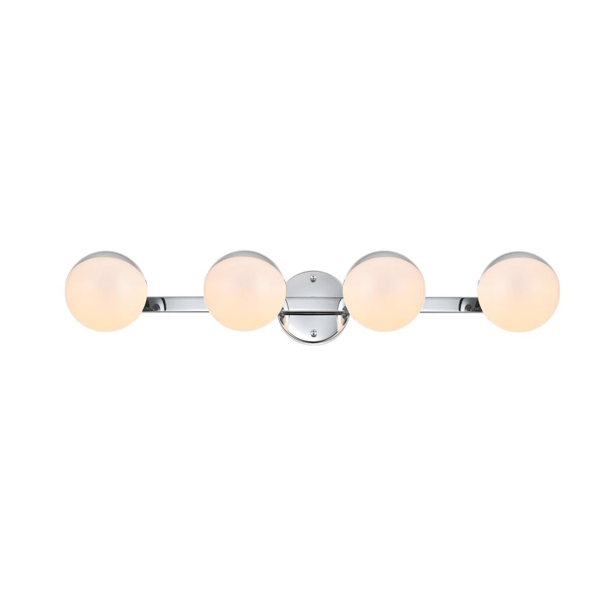 Majesty 29 Inch 4 Light Bath Vanity Light by Elegant Lighting