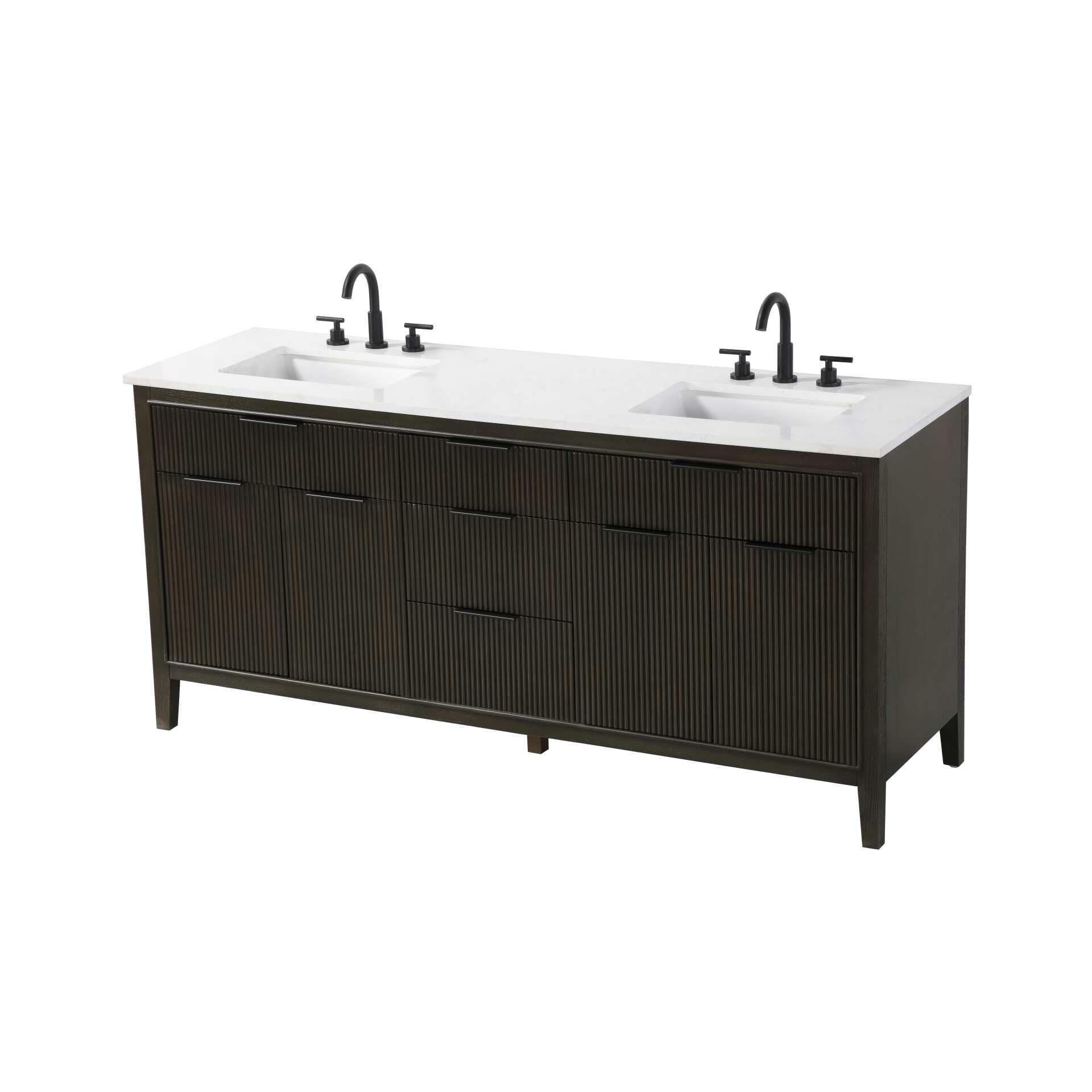 Shown in Chocolate Oak finish