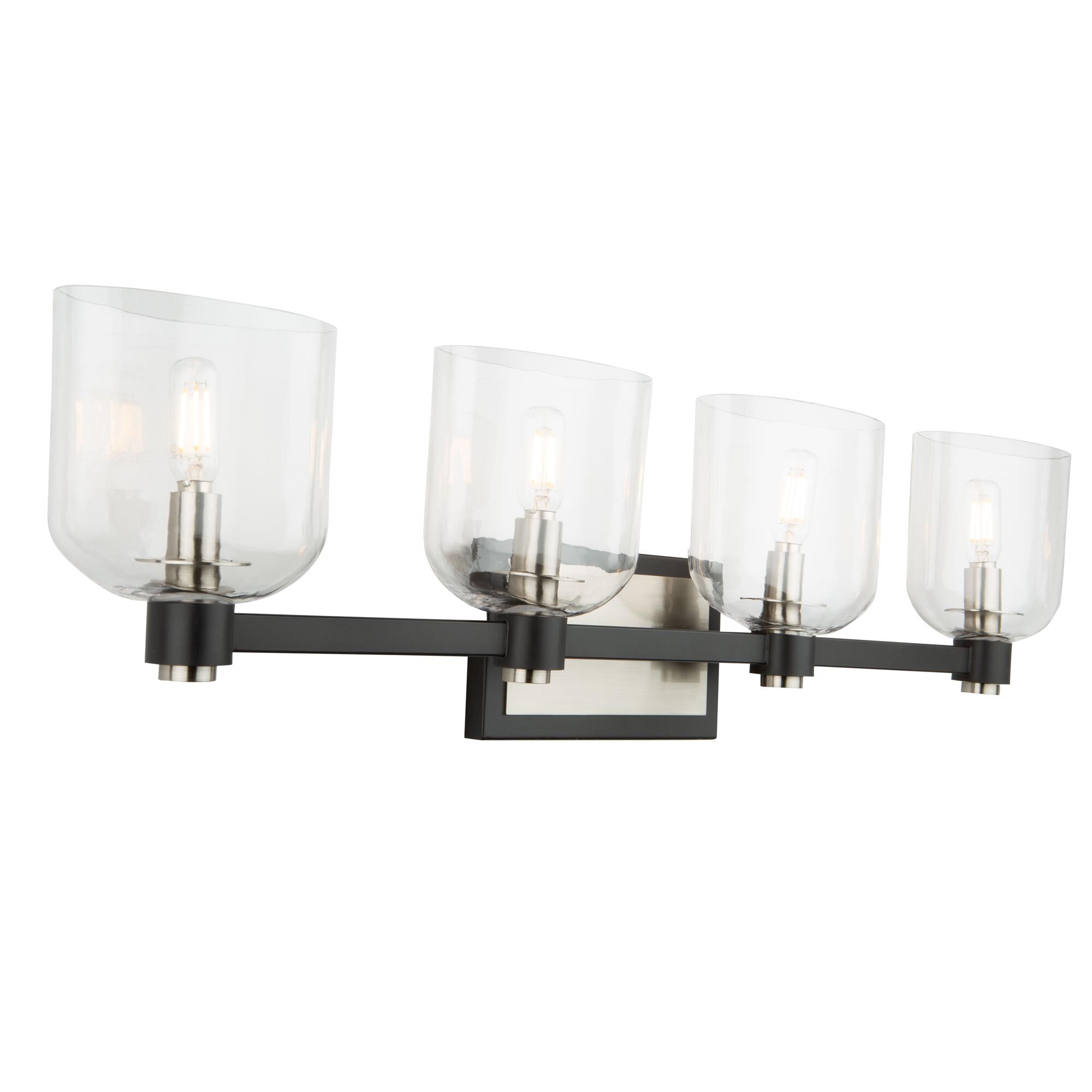 Lighting Pulse Lyndon 31 Inch 4 Light Bath Vanity Light by Artcraft