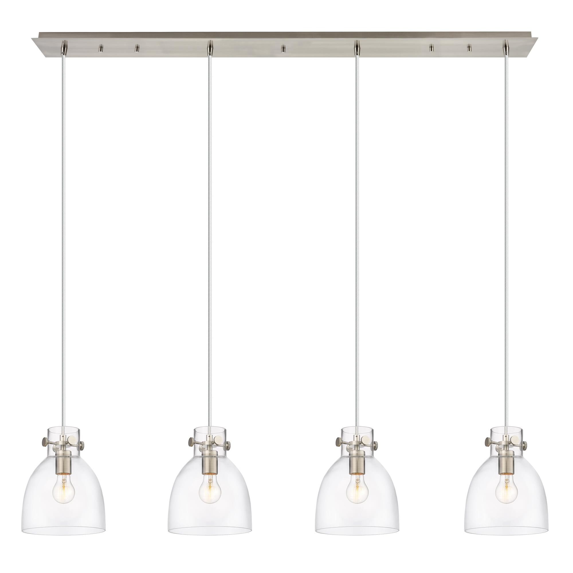 Bruno Marashlian Newton Bell 51 Inch 4 Light Linear Suspension Light by Innovations Lighting